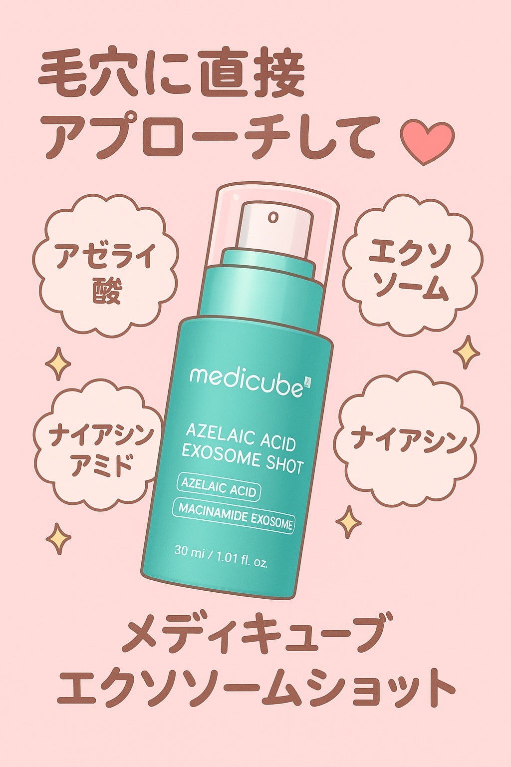 ゼロ1DAYエクソソームショット7500/MEDICUBE/美容液を使ったクチコミ(1枚目)
