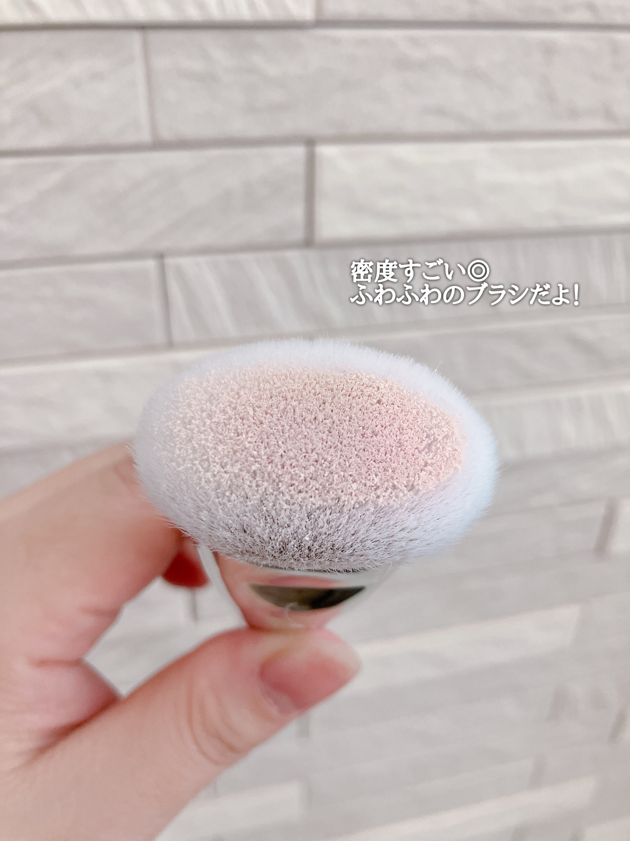 okhee 白玉ファンデーションブラシ/SOOA DOR/メイクブラシを使ったクチコミ（2枚目）