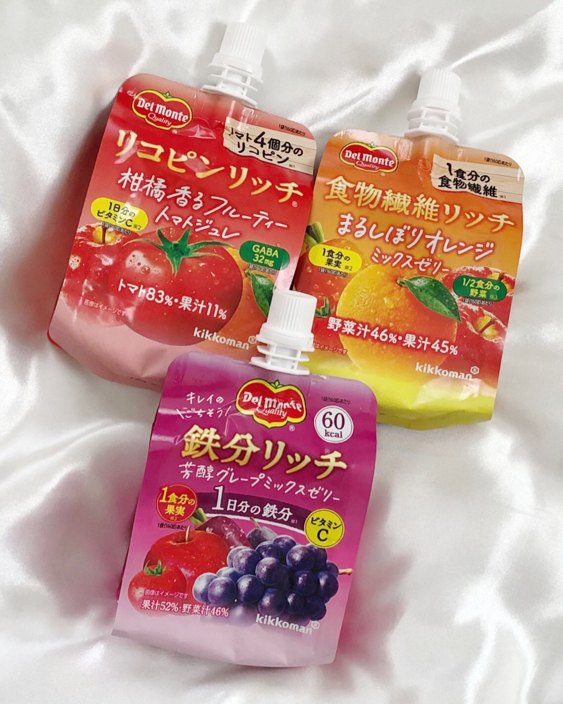 リコピンリッチフルーティトマトゼリー/デルモンテ/ゼリー飲料を使ったクチコミ(1枚目)