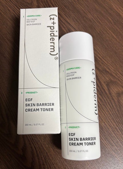 EGFスキンバリアクリームトナー 150ml/z+piderm/化粧水を使ったクチコミ(1枚目)