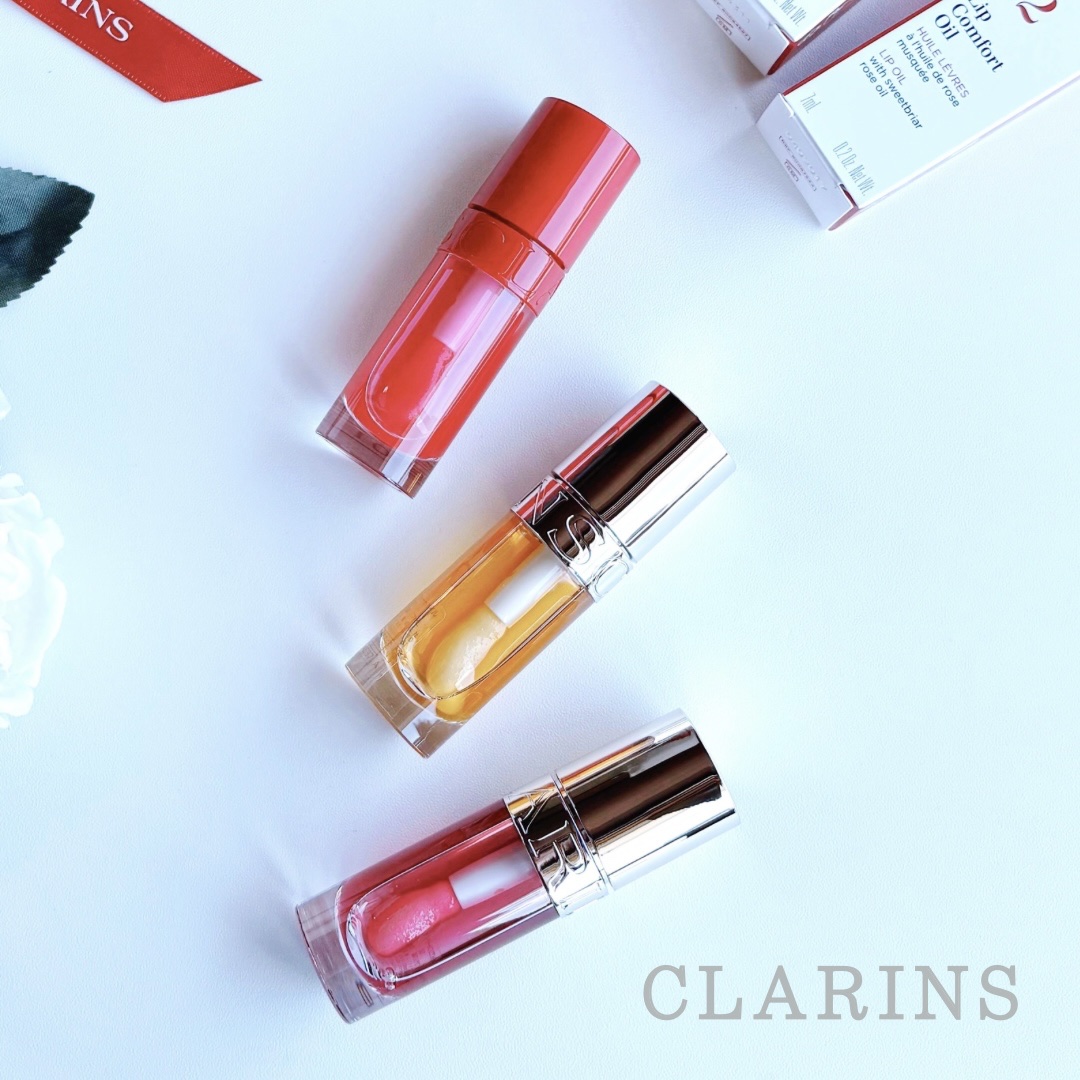 リップコンフォートオイル/CLARINS/リップグロスを使ったクチコミ（1枚目）