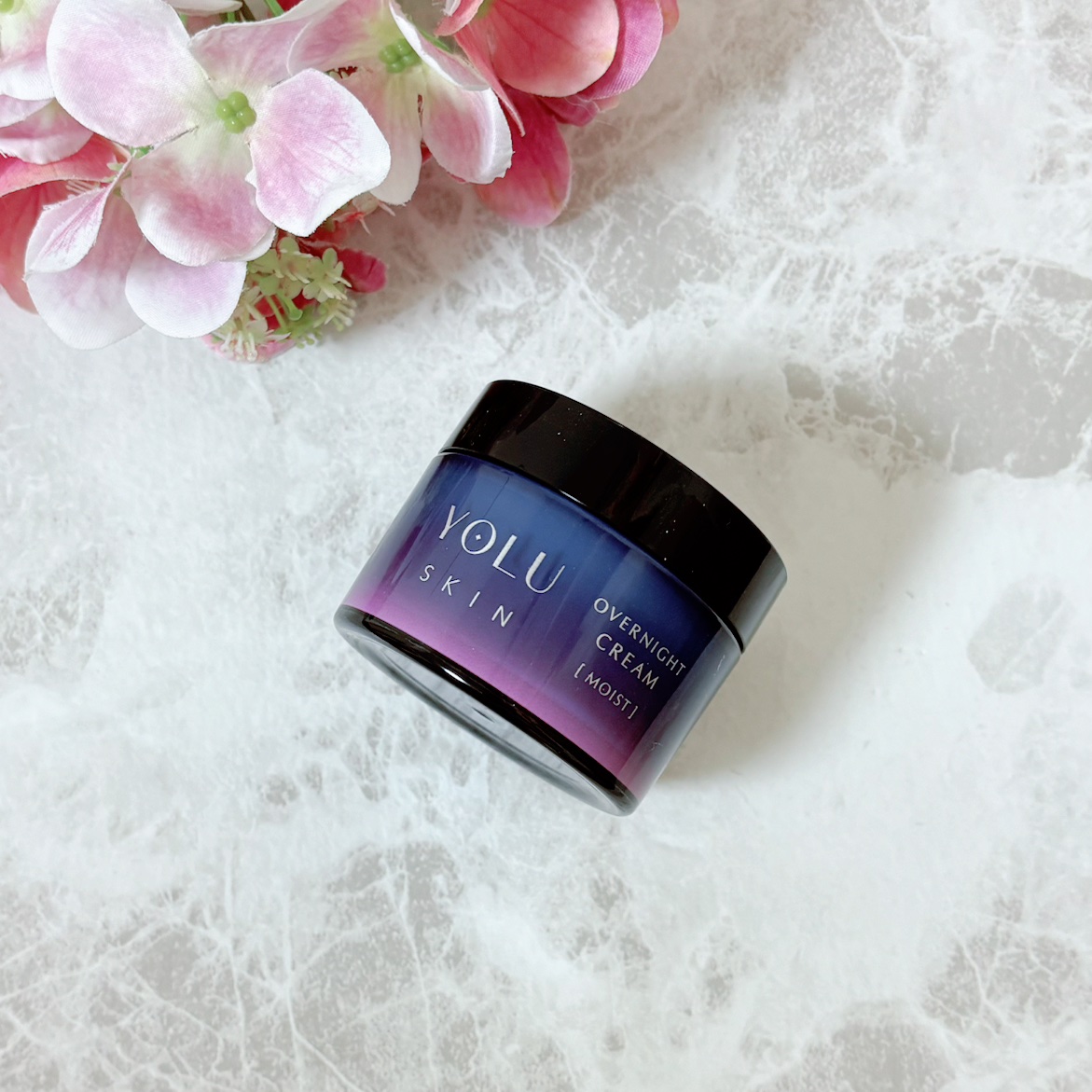 ヨル スキン オーバーナイトクリーム モイスト/YOLU/フェイスクリームを使ったクチコミ（1枚目）
