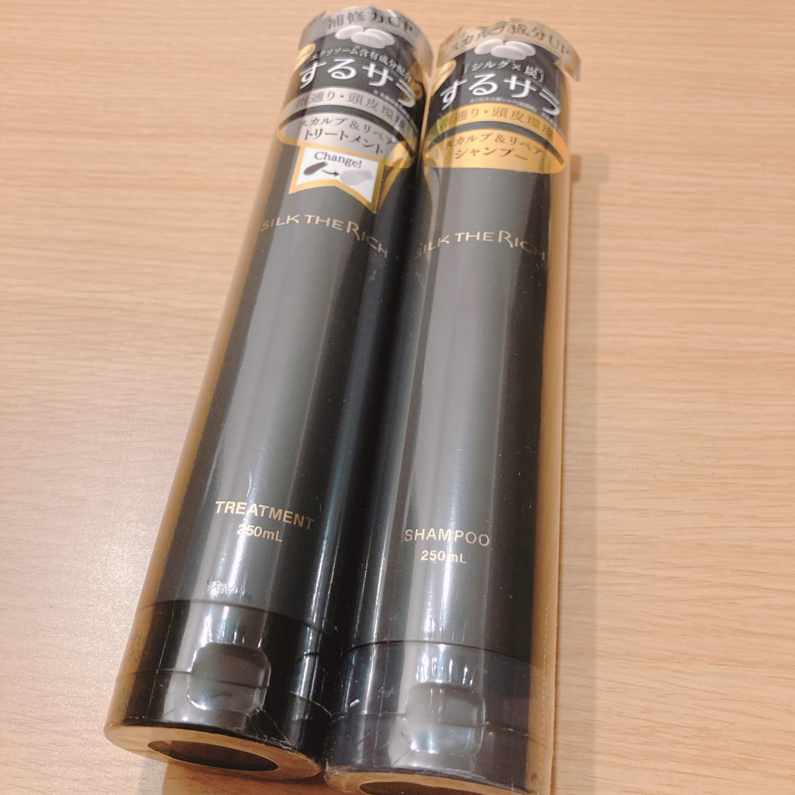 SILK THE RICH スカルプ&リペア シャンプー・トリートメント/SILK THE RICH/市販シャンプーを使ったクチコミ（1枚目）