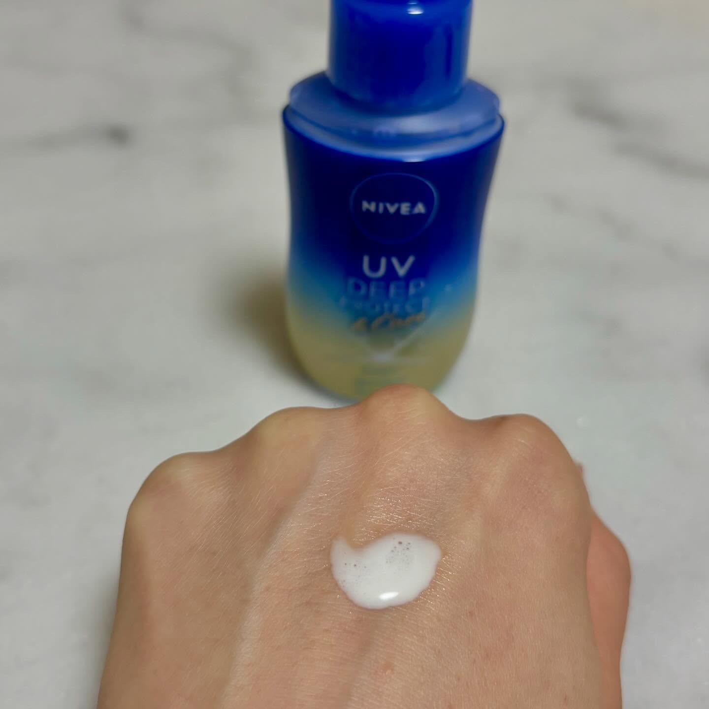 ニベアUV ディーププロテクト＆ケア ミルクミスト/ニベア/日焼け止めミスト・スプレーを使ったクチコミ（2枚目）