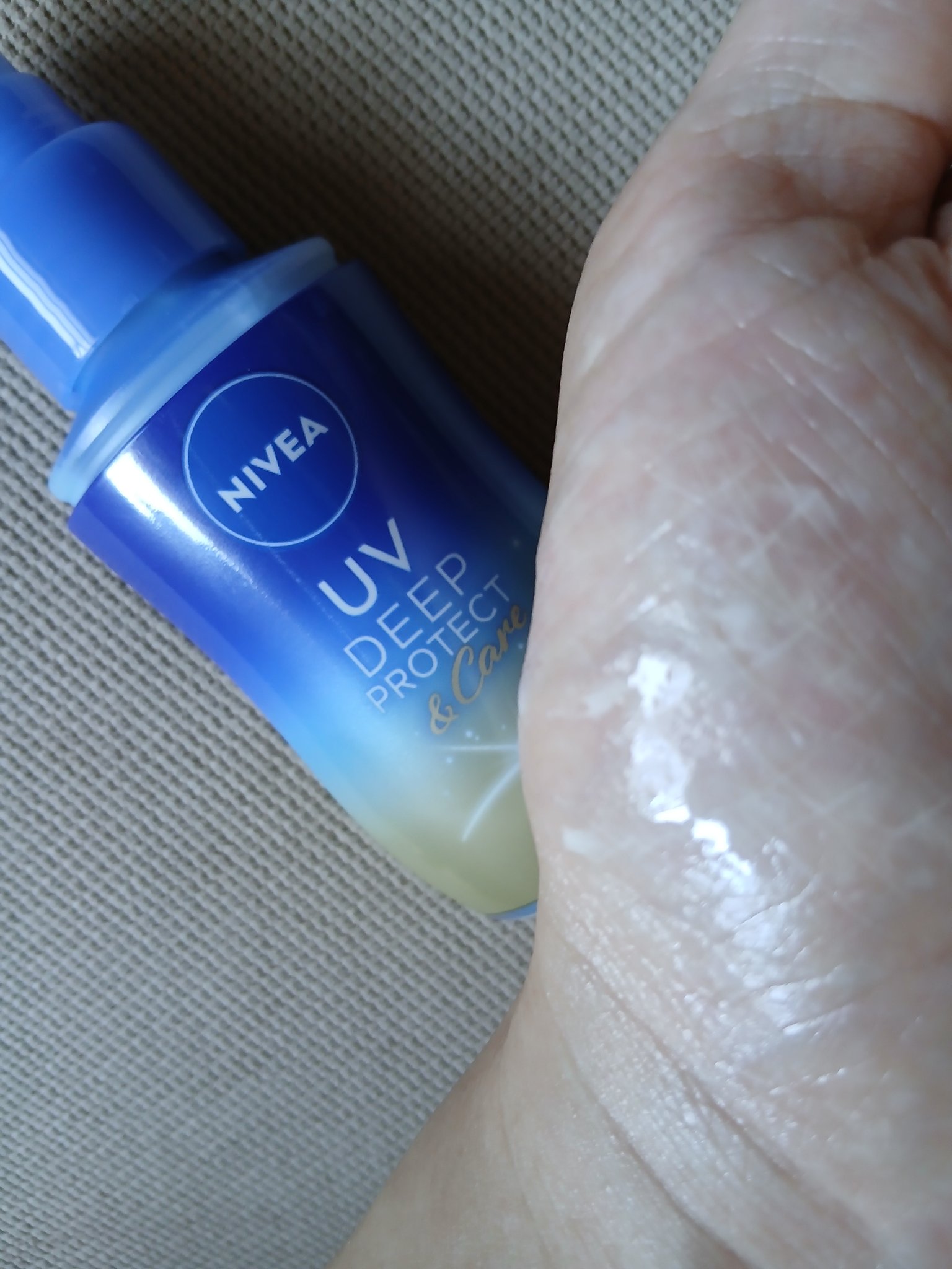 ニベアUV ディーププロテクト＆ケア ミルクミスト/ニベア/日焼け止めミスト・スプレーを使ったクチコミ（3枚目）