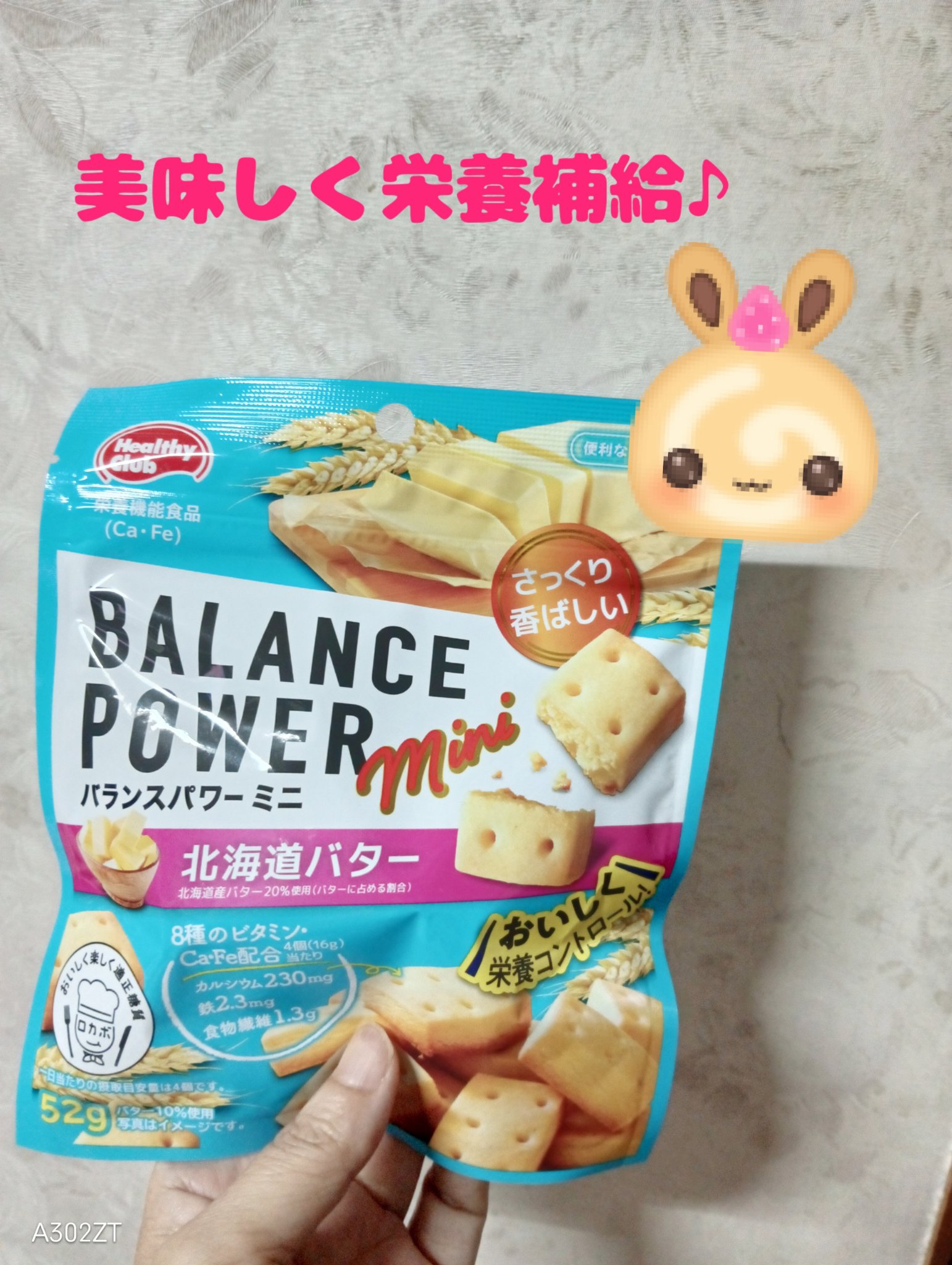 バランスパワーミニ　北海道バター/ハマダコンフェクト/バランス栄養食を使ったクチコミ（1枚目）