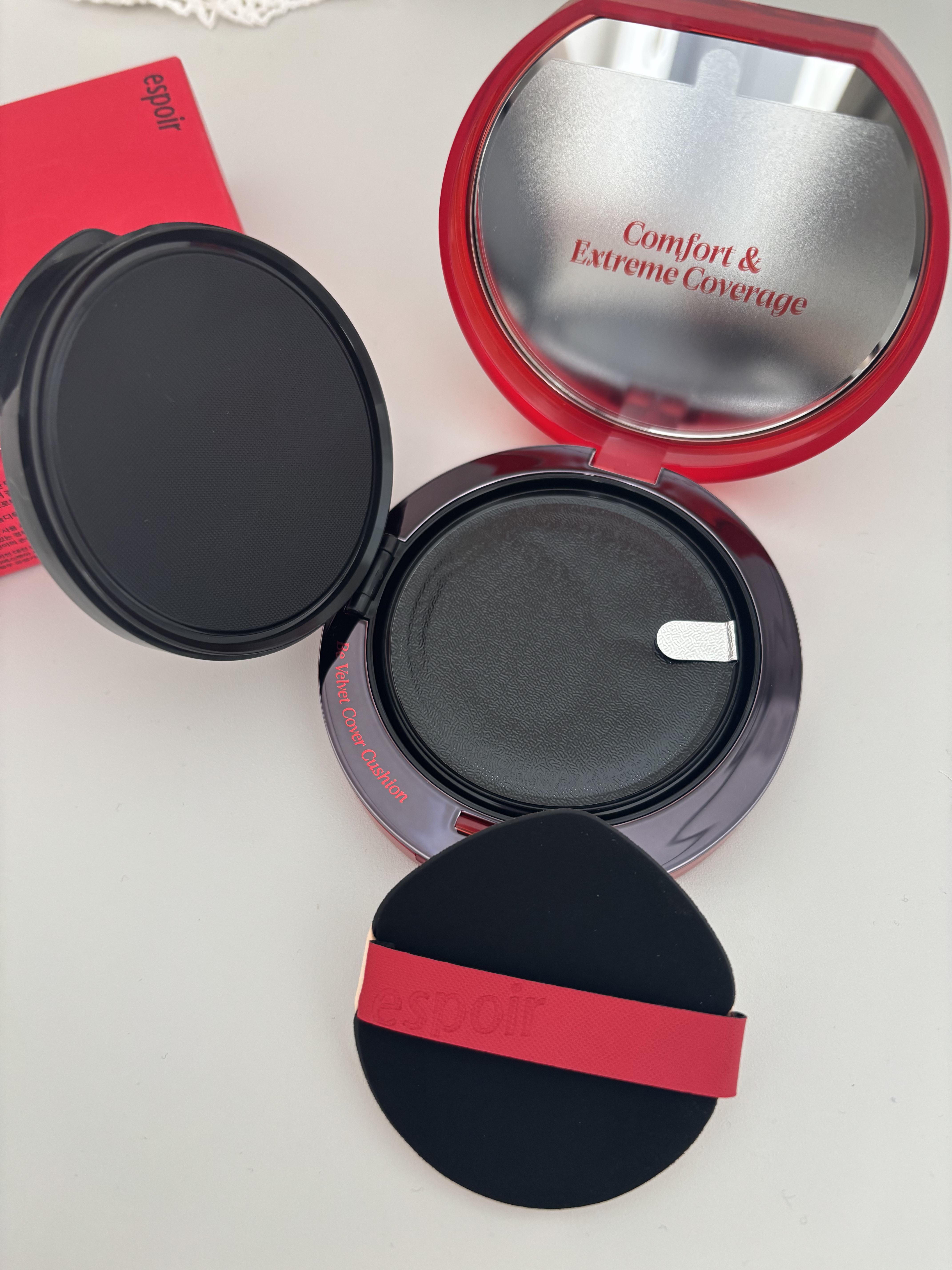 ビーベルベットカバークッション/espoir/クッションファンデーションを使ったクチコミ（2枚目）