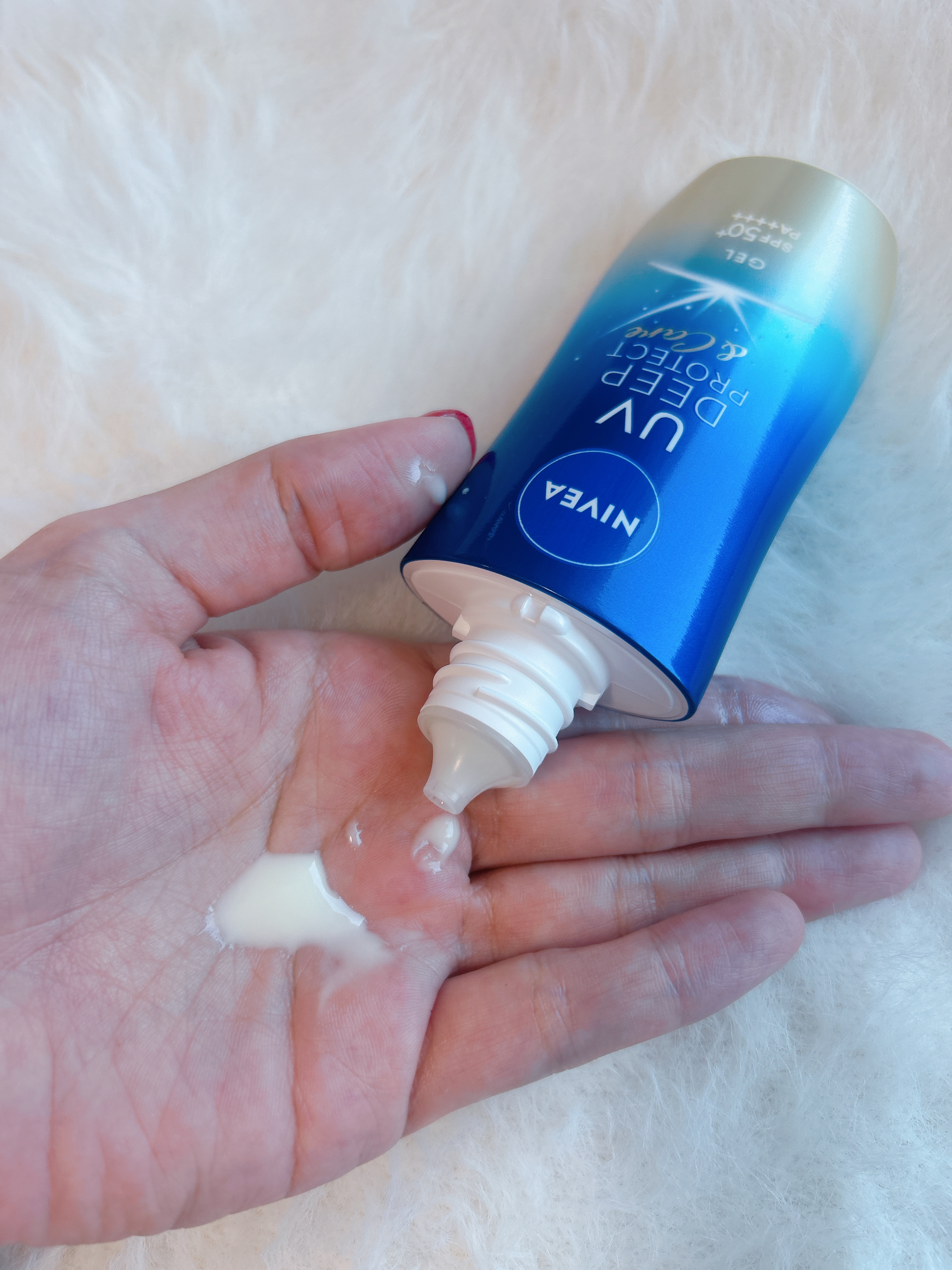 ニベアUV ディープ プロテクト＆ケア ジェル/ニベア/日焼け止めジェルを使ったクチコミ（2枚目）