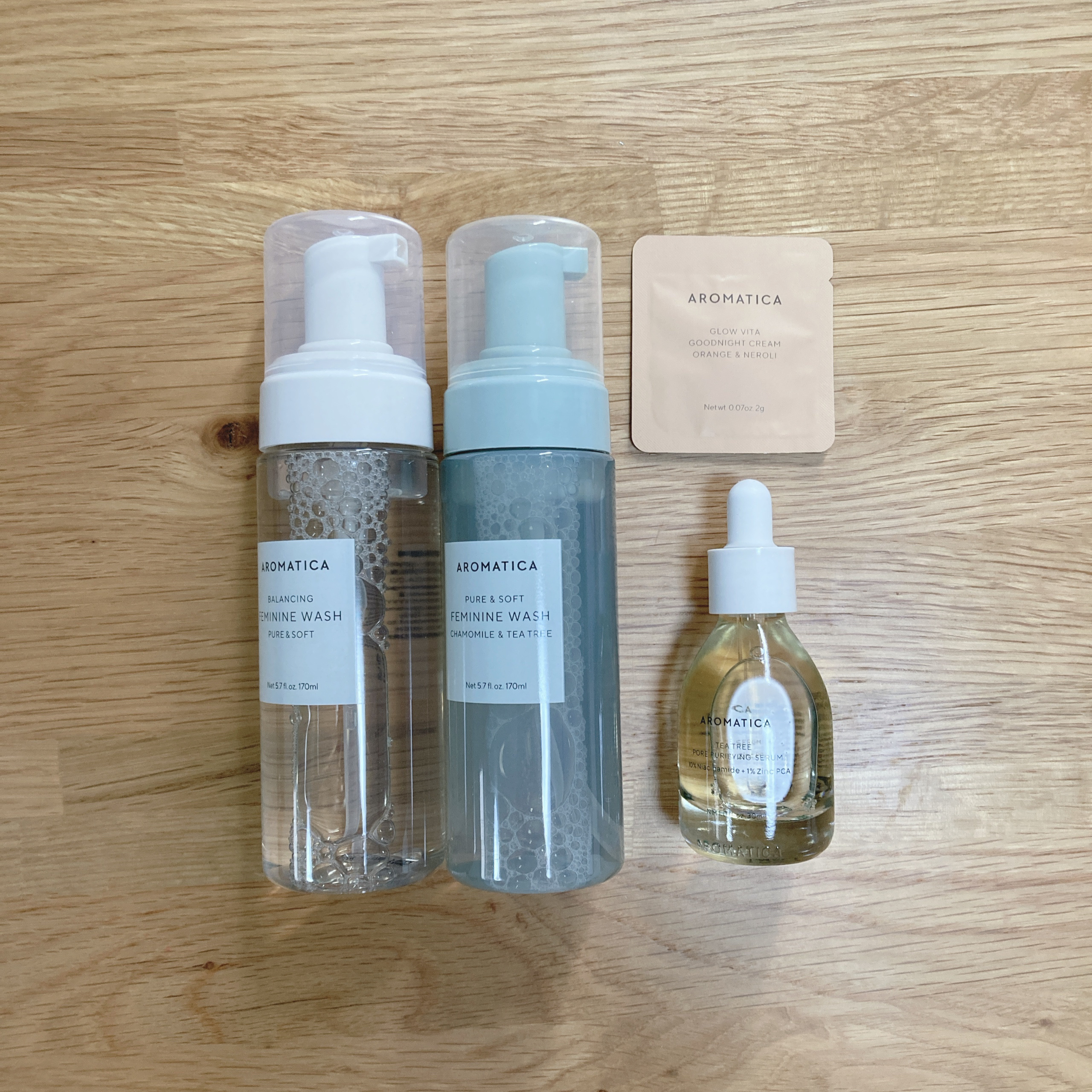 ピュア＆ソフトデリケートゾーンソープカモミール＆ティーツリー/AROMATICA/デリケートゾーンケアを使ったクチコミ（1枚目）