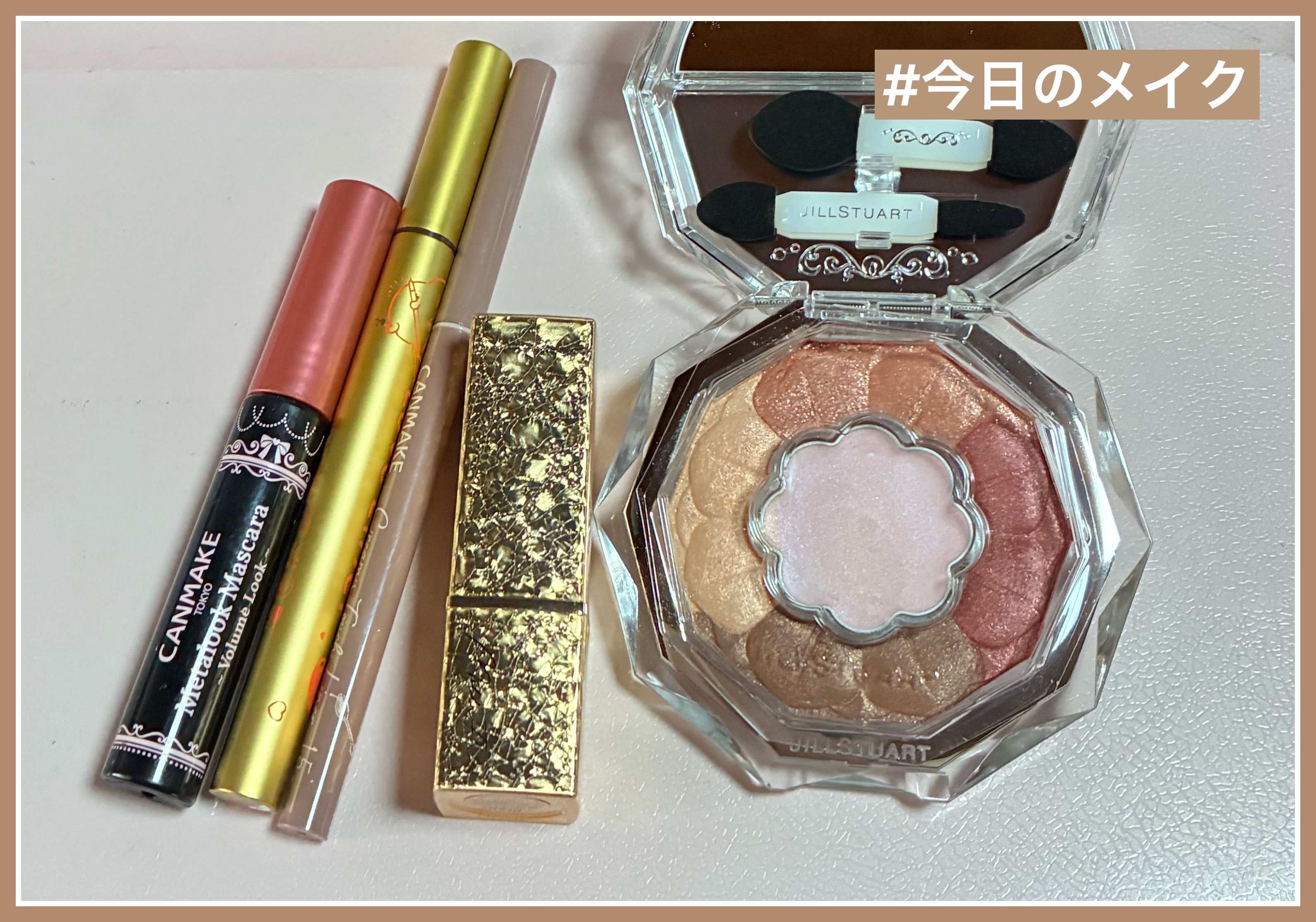 ジルスチュアート ブルームクチュール アイズ ガーランドウィズユー 30 pink marguerite dream/JILL STUART/アイシャドウパレットを使ったクチコミ（1枚目）