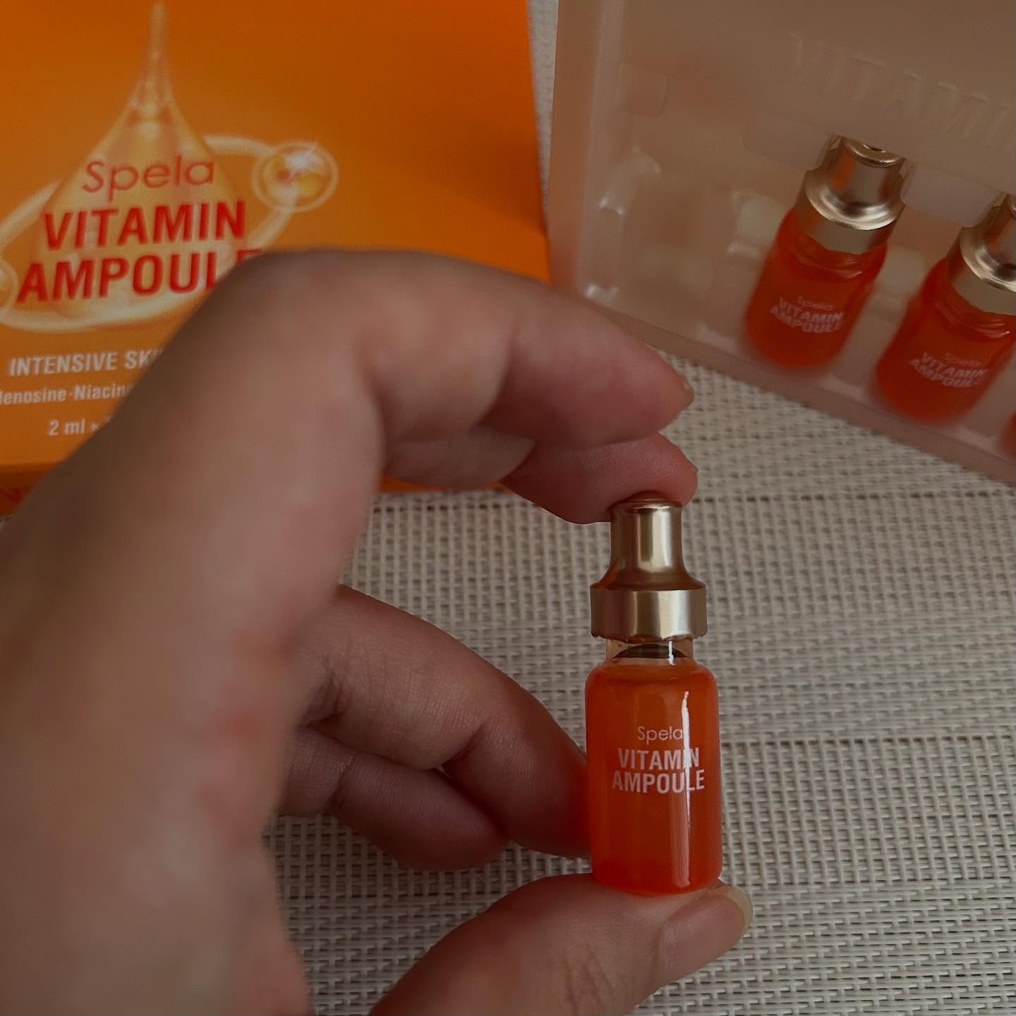 ビタミンアンプル2ml（5本入り）/Spela/美容液を使ったクチコミ（3枚目）