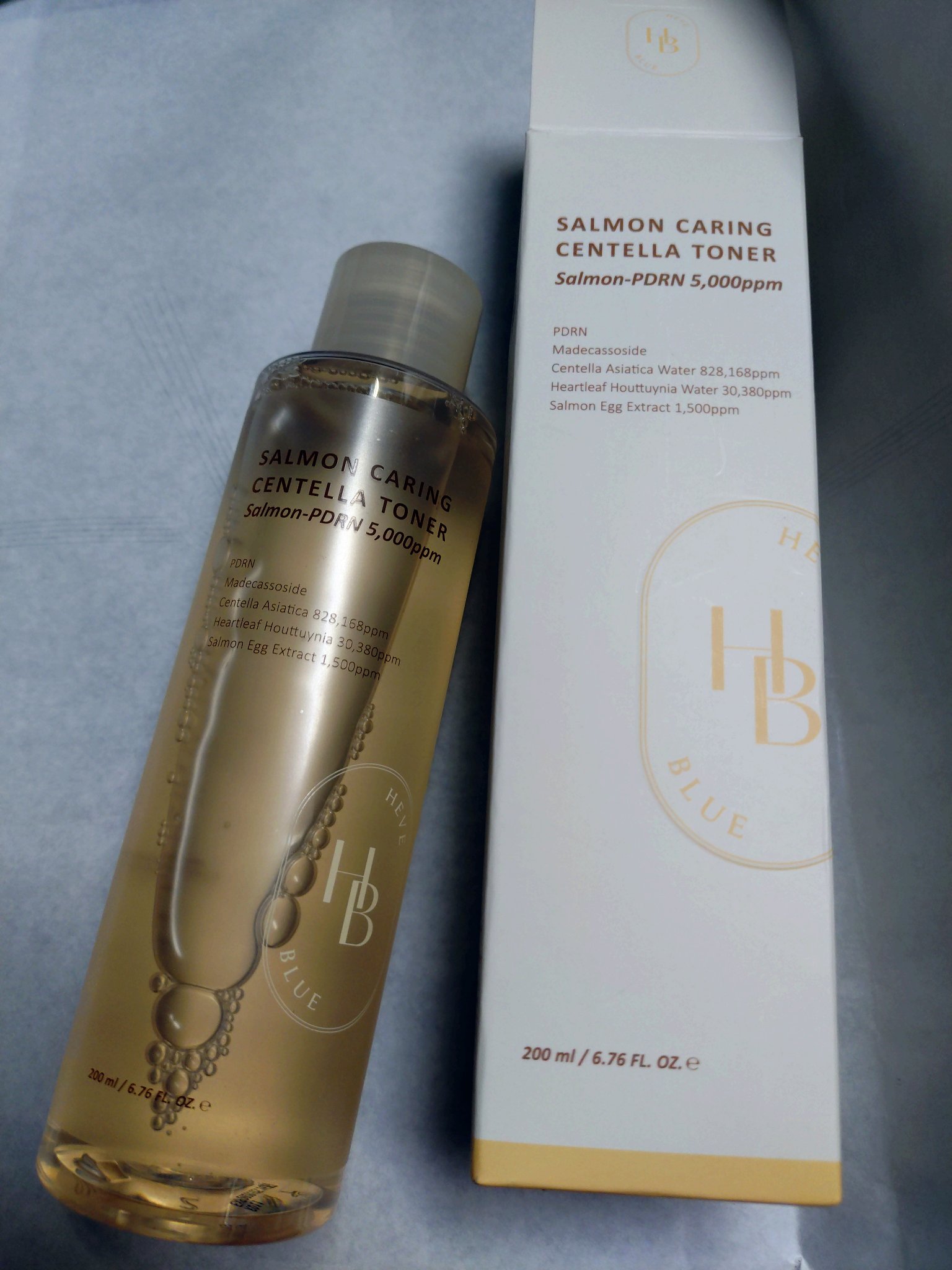 サーモンケアリングセンテラトナー/Heve Blue/化粧水を使ったクチコミ（1枚目）