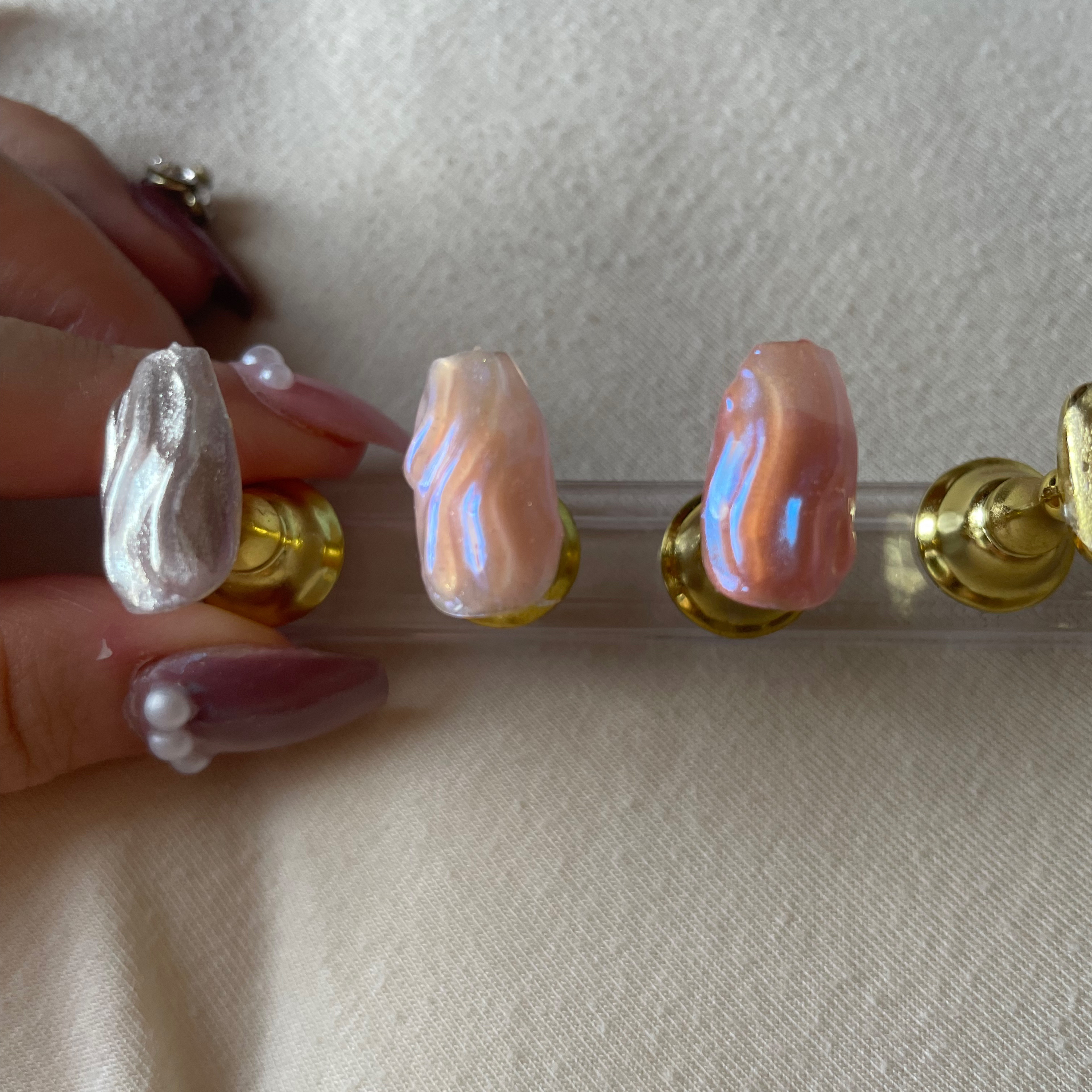 アイシングジェルネイル/セリア/ジェルネイルを使ったクチコミ（2枚目）