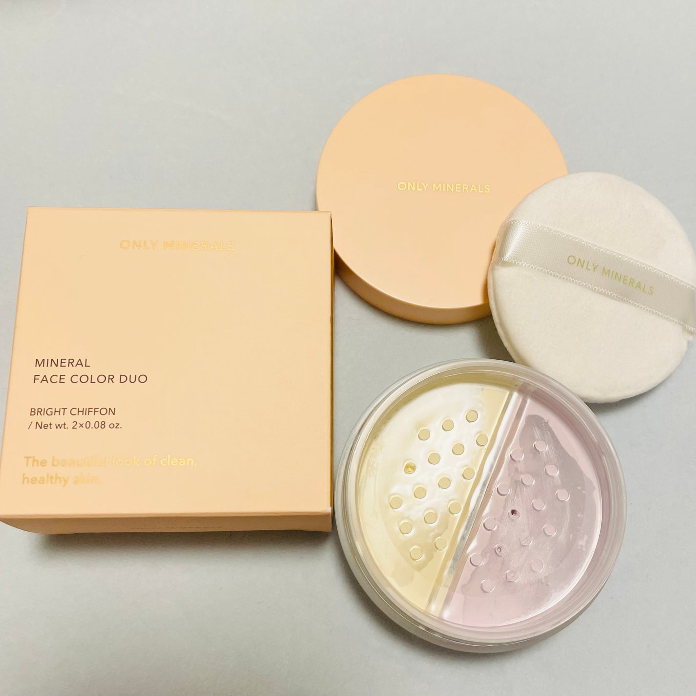 ミネラルフェイスカラー デュオ/ONLY MINERALS/ルースパウダーを使ったクチコミ(1枚目)
