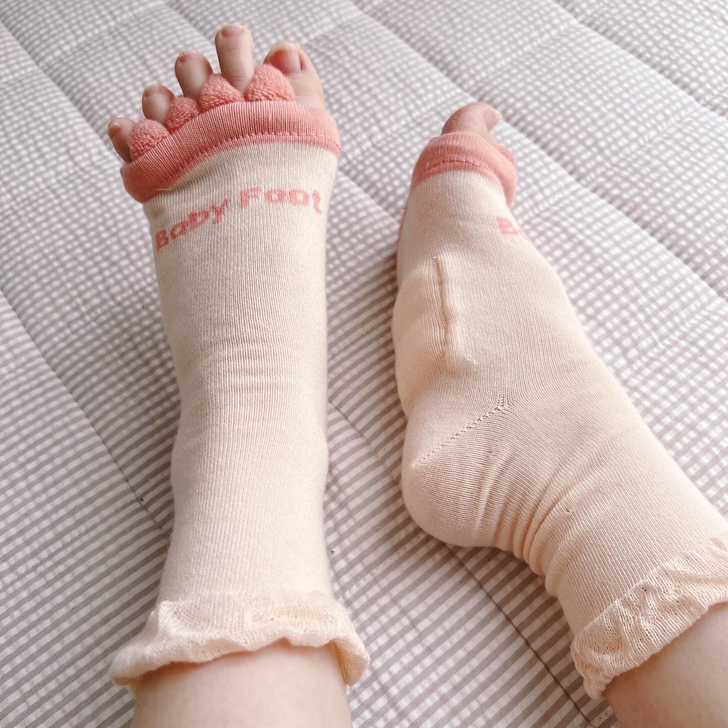 ベビーフット 足裏＆足指リフレソックス/ベビーフット/レッグ・フットケアを使ったクチコミ（3枚目）