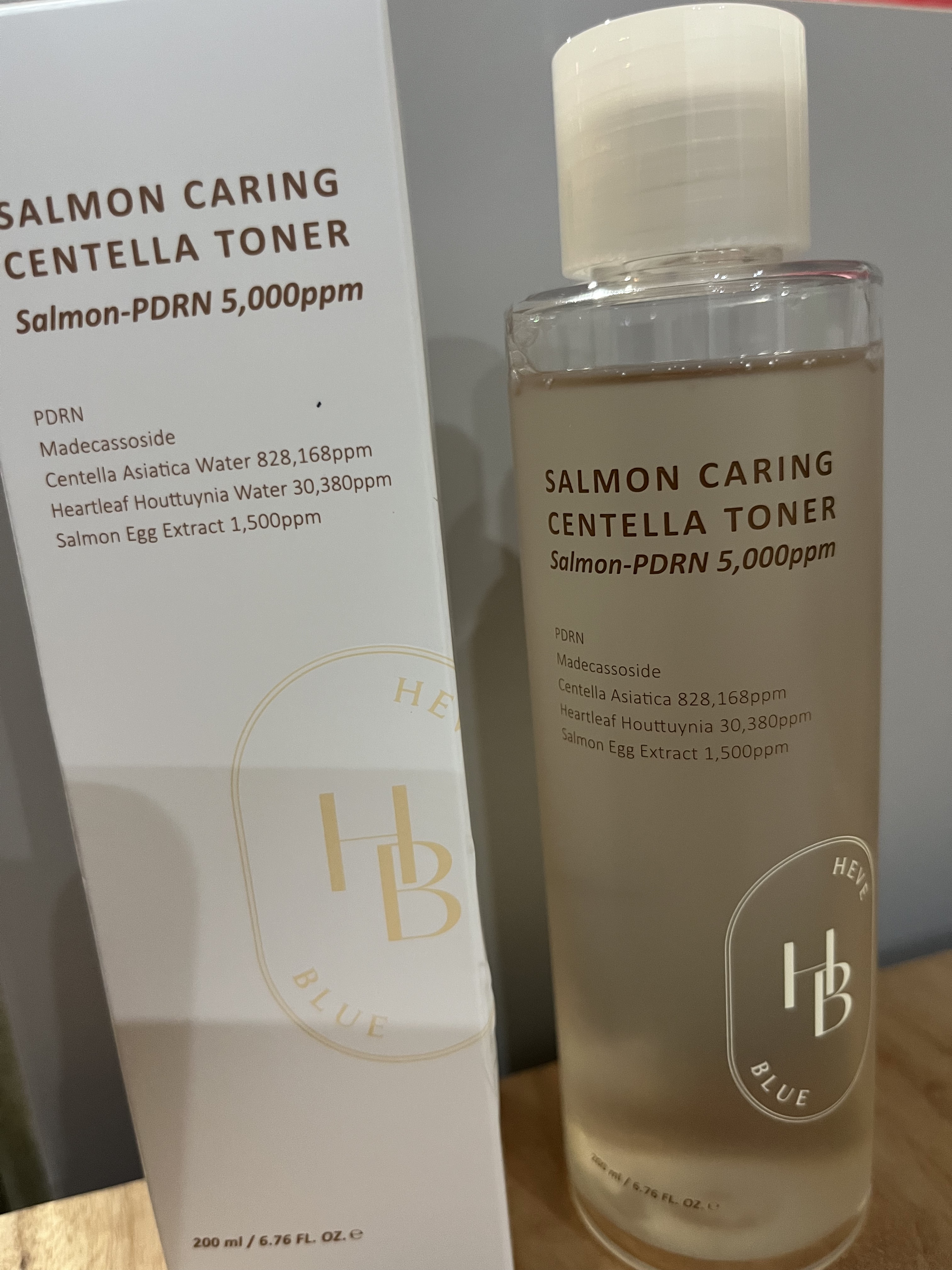 サーモンケアリングセンテラトナー/Heve Blue/化粧水を使ったクチコミ（1枚目）