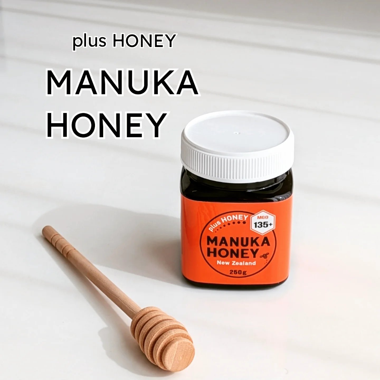 マヌカハニー MGO135+/plusHONEY/食品を使ったクチコミ（1枚目）