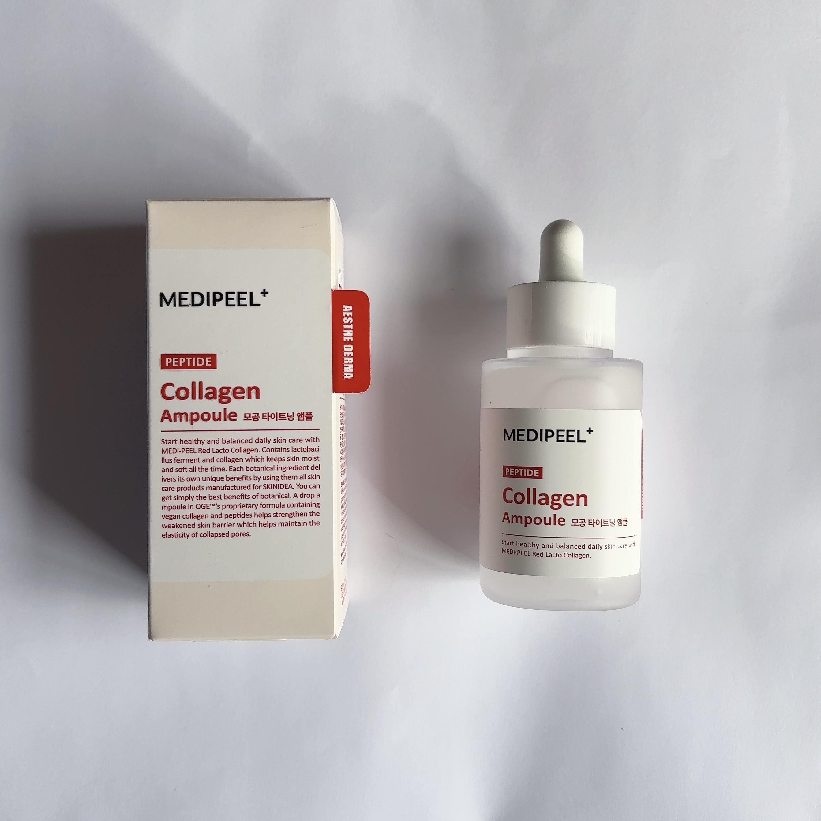 レッドラクトコラーゲン毛穴タイトニングアンプル　/MEDIPEEL/美容液を使ったクチコミ（1枚目）