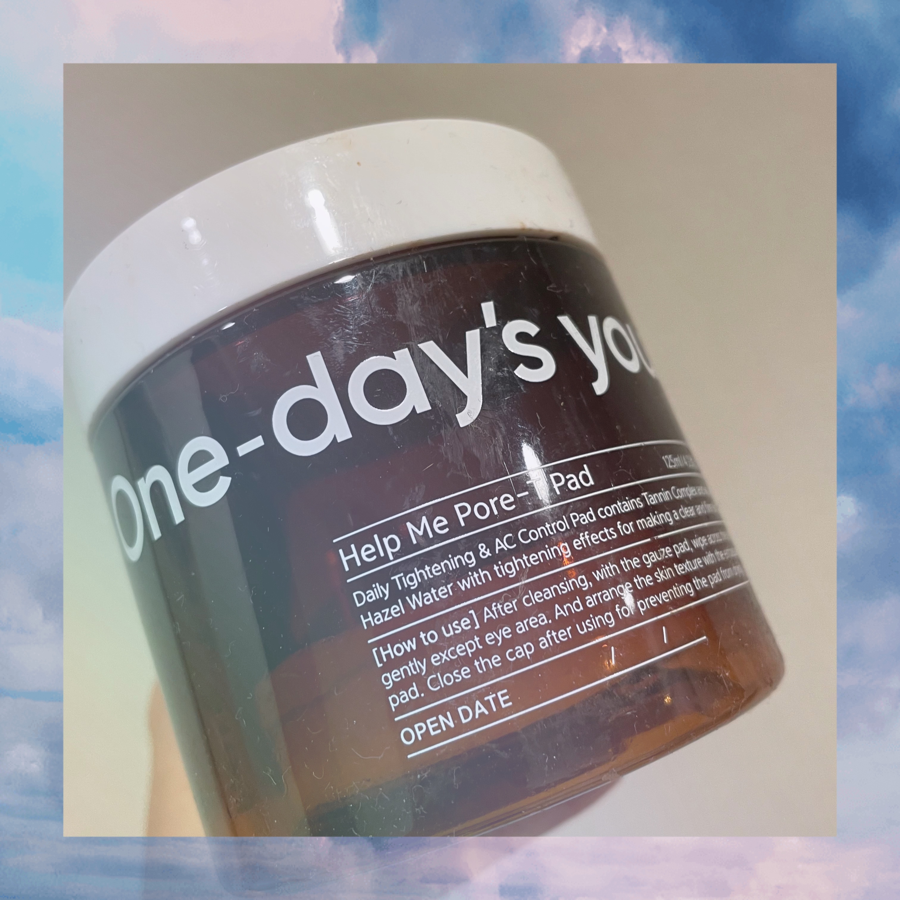 ヘルプミー! ポア-Tパッド/One-day's you/トナーパッドを使ったクチコミ（1枚目）