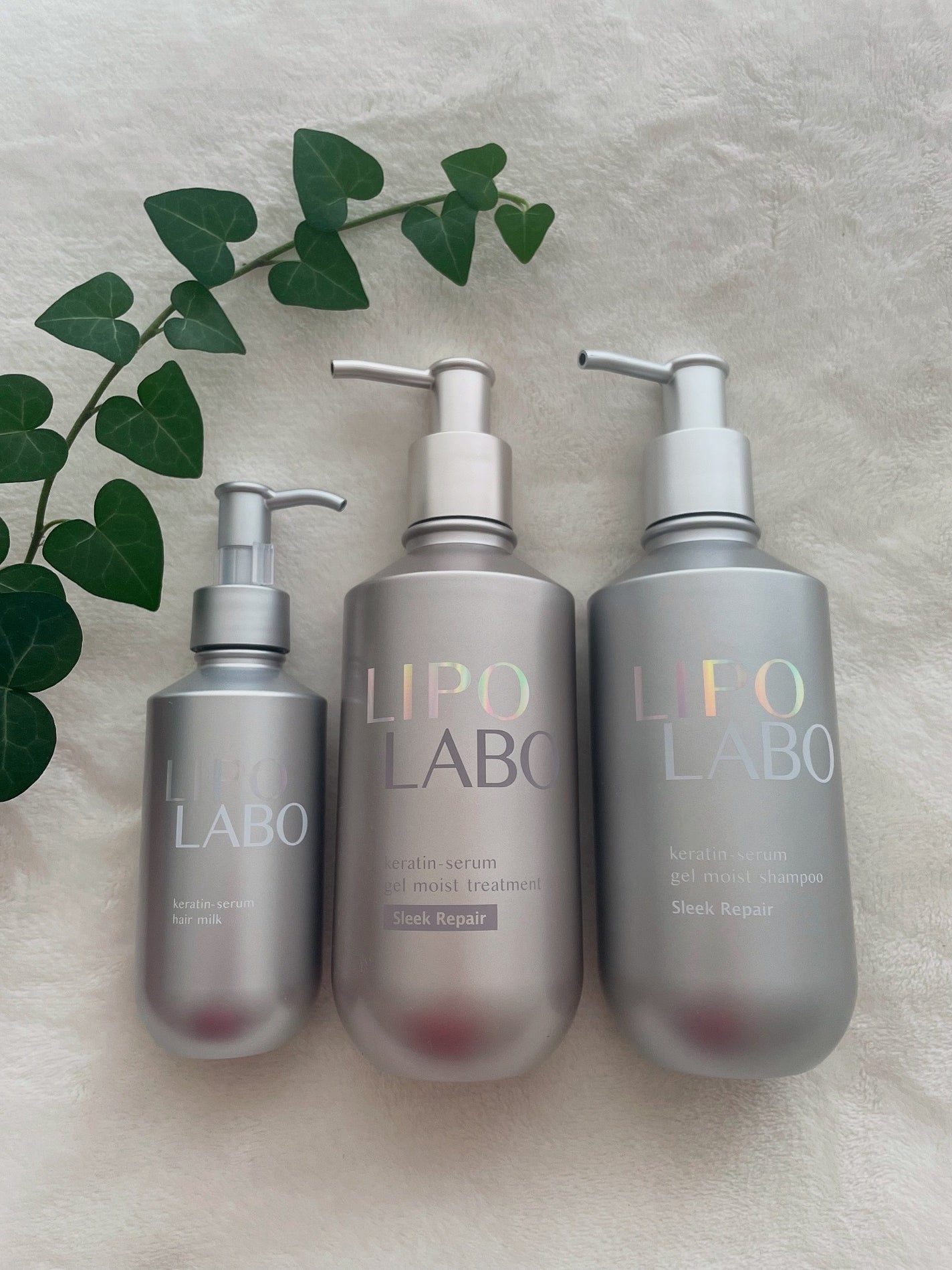 リポ ラボ ケラチンセラム ジェルモイスト シャンプー /トリートメントスリークリペア*/LIPO LABO/市販シャンプーを使ったクチコミ(1枚目)