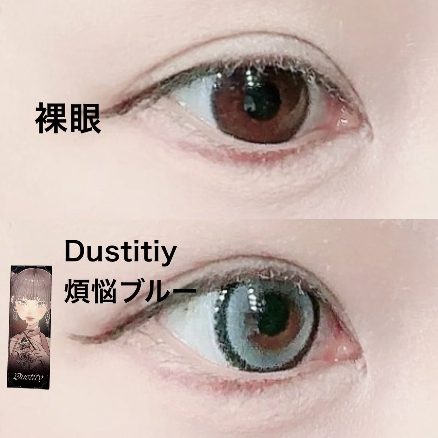 Dustity/Dustity/ワンデー(1DAY)カラコンを使ったクチコミ(3枚目)