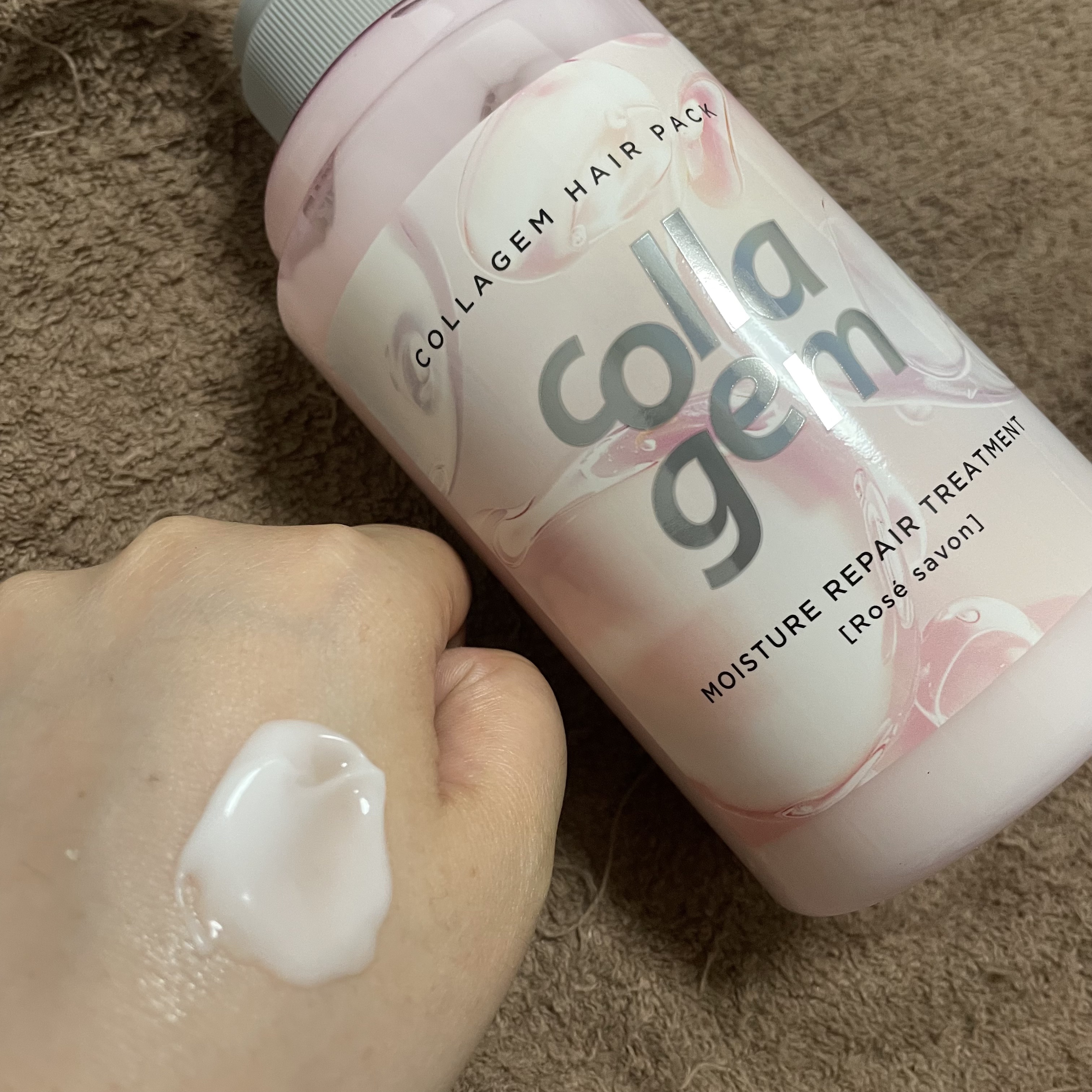 コラジェム モイスチャーリペアシャンプー/トリートメント/collagem/市販シャンプーを使ったクチコミ（3枚目）