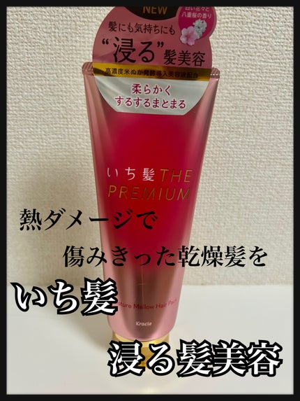いち髪THE PREMIUMモイスチャーメロウヘアパック/いち髪/ヘアマスク・ヘアパックを使ったクチコミ(1枚目)
