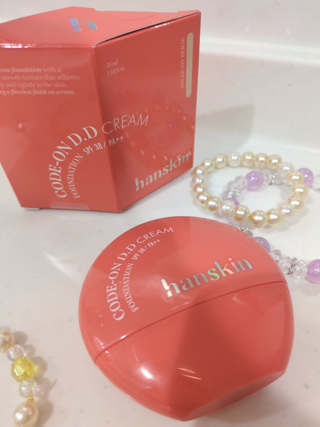 CODEON DDクリームファンデーション/ハンスキン/クリーム・エマルジョンファンデーションを使ったクチコミ（1枚目）