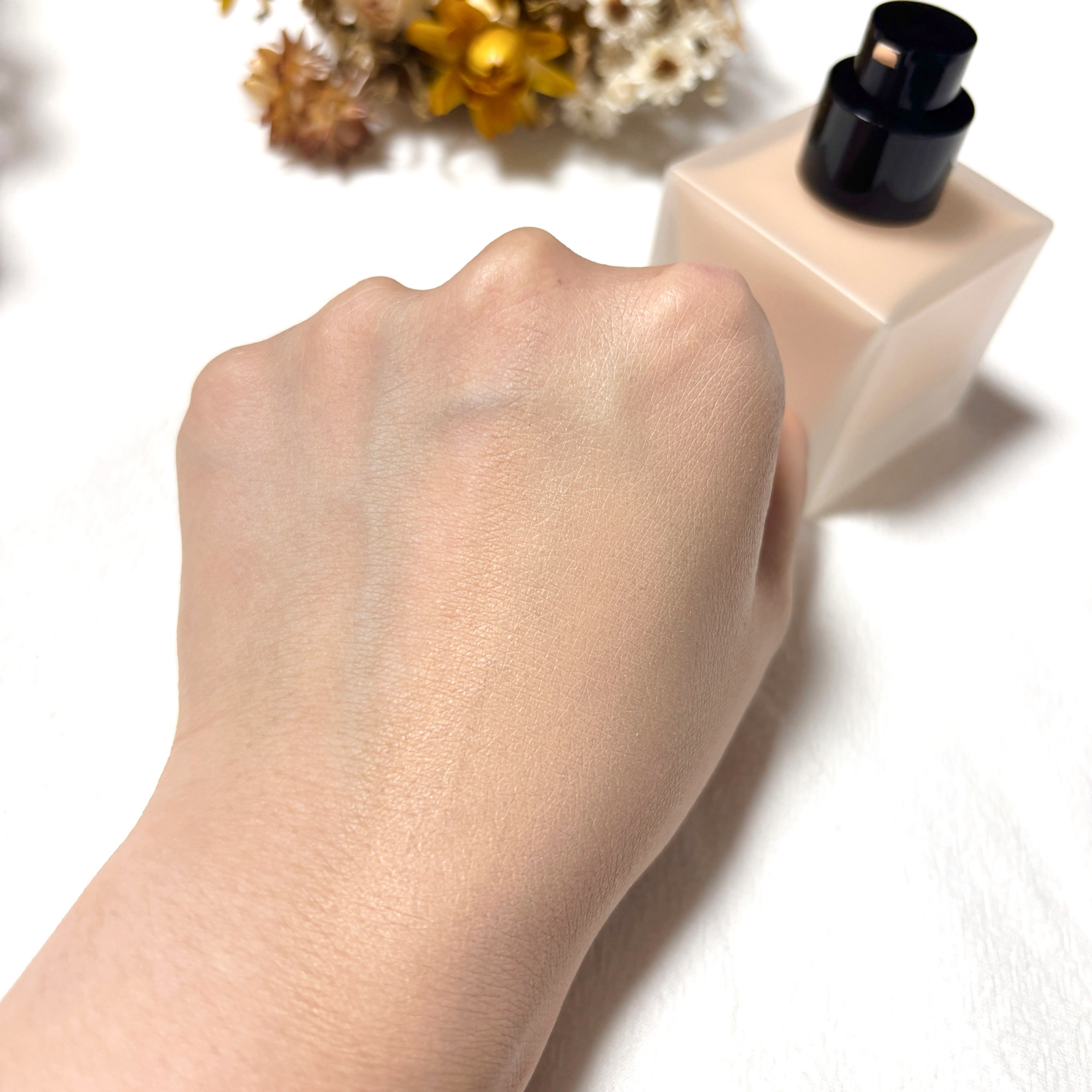 アンリミテッド ラスティング フルイド/shu uemura/リキッドファンデーションを使ったクチコミ（3枚目）