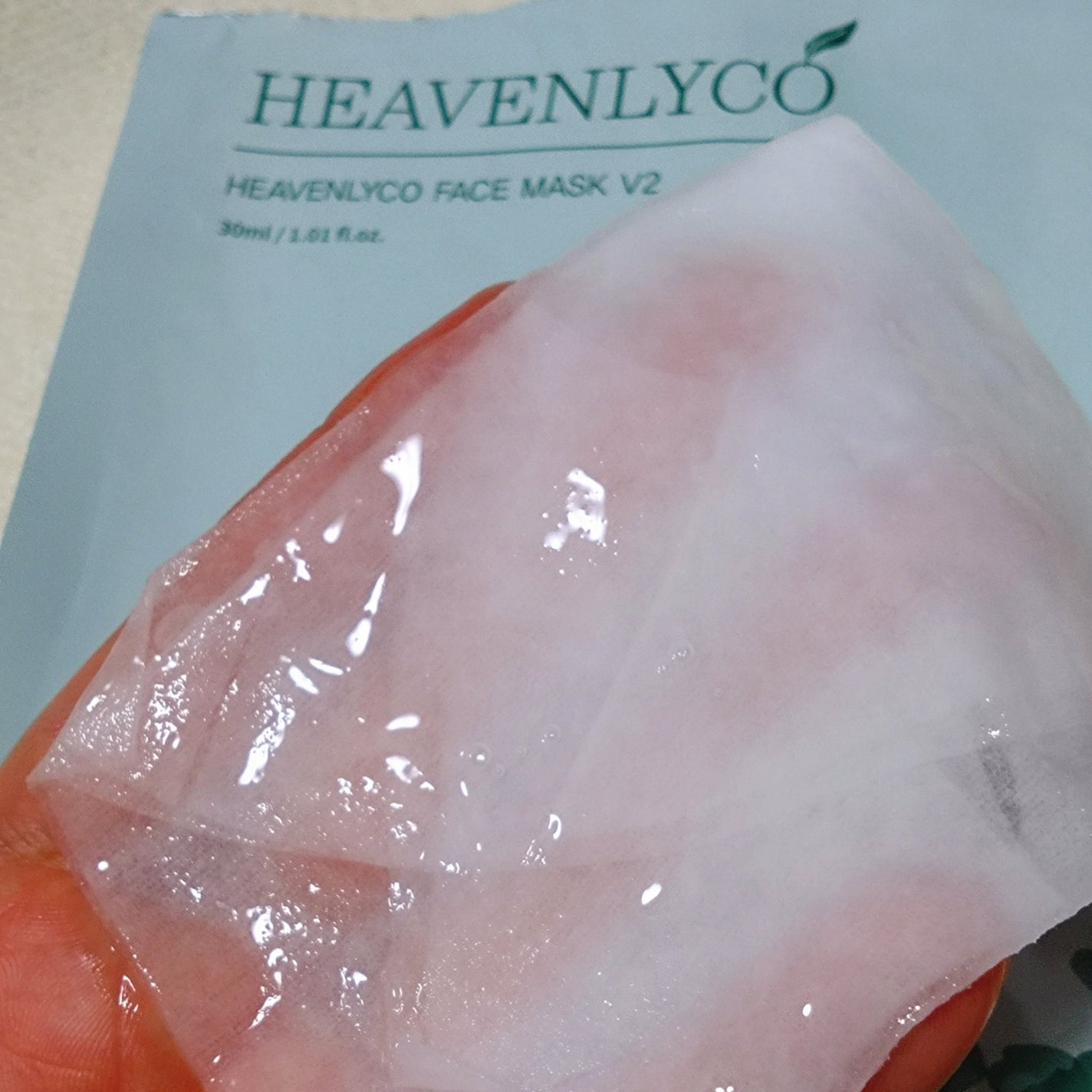 FaceMask V2/HEAVENLYCO/シートマスク・パックを使ったクチコミ(4枚目)