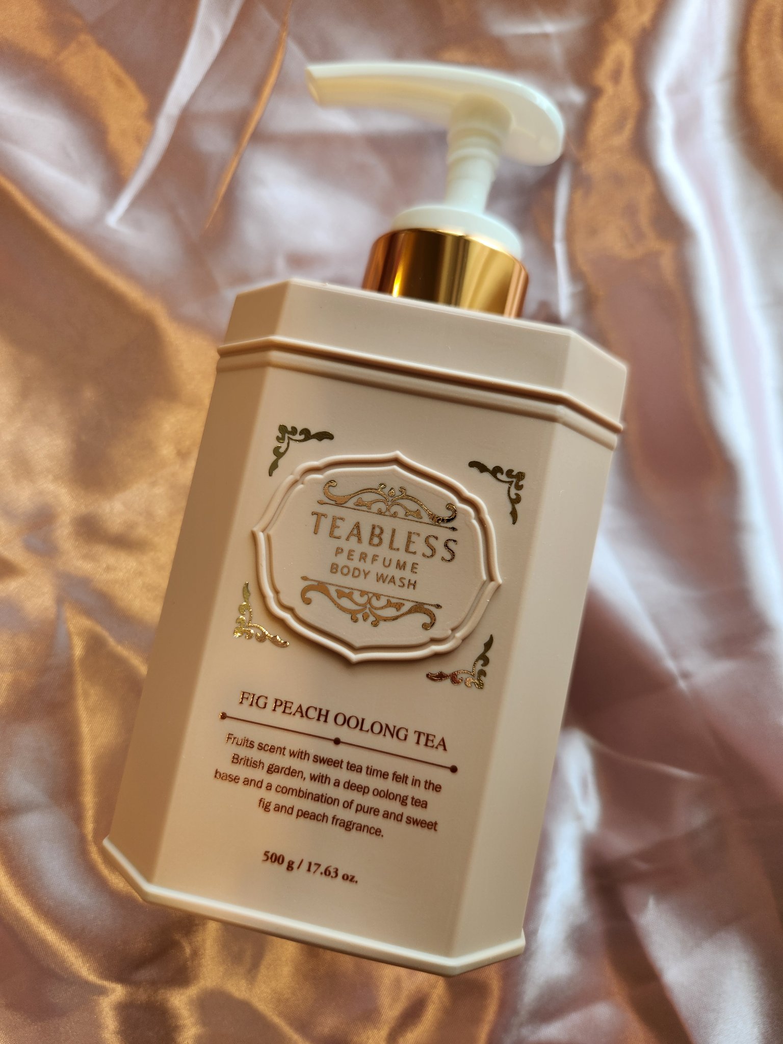 パフュームボディウォッシュ フィグピーチウーロンティー/TEABLESS/ボディソープを使ったクチコミ（1枚目）