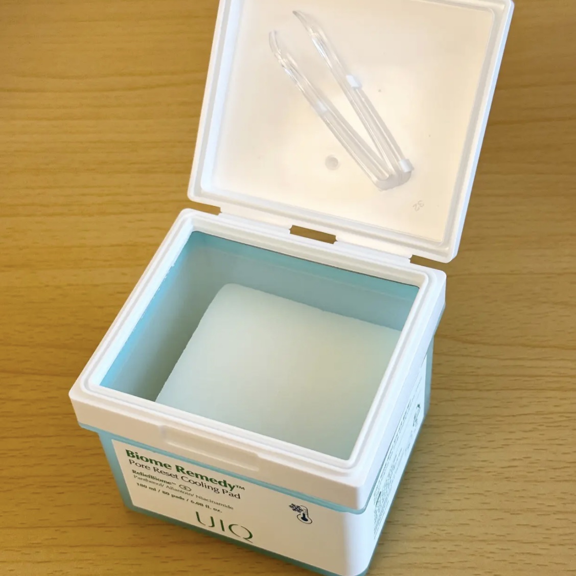 バイオームレメディポアリセットクーリングパッド/UIQ/トナーパッドを使ったクチコミ（2枚目）