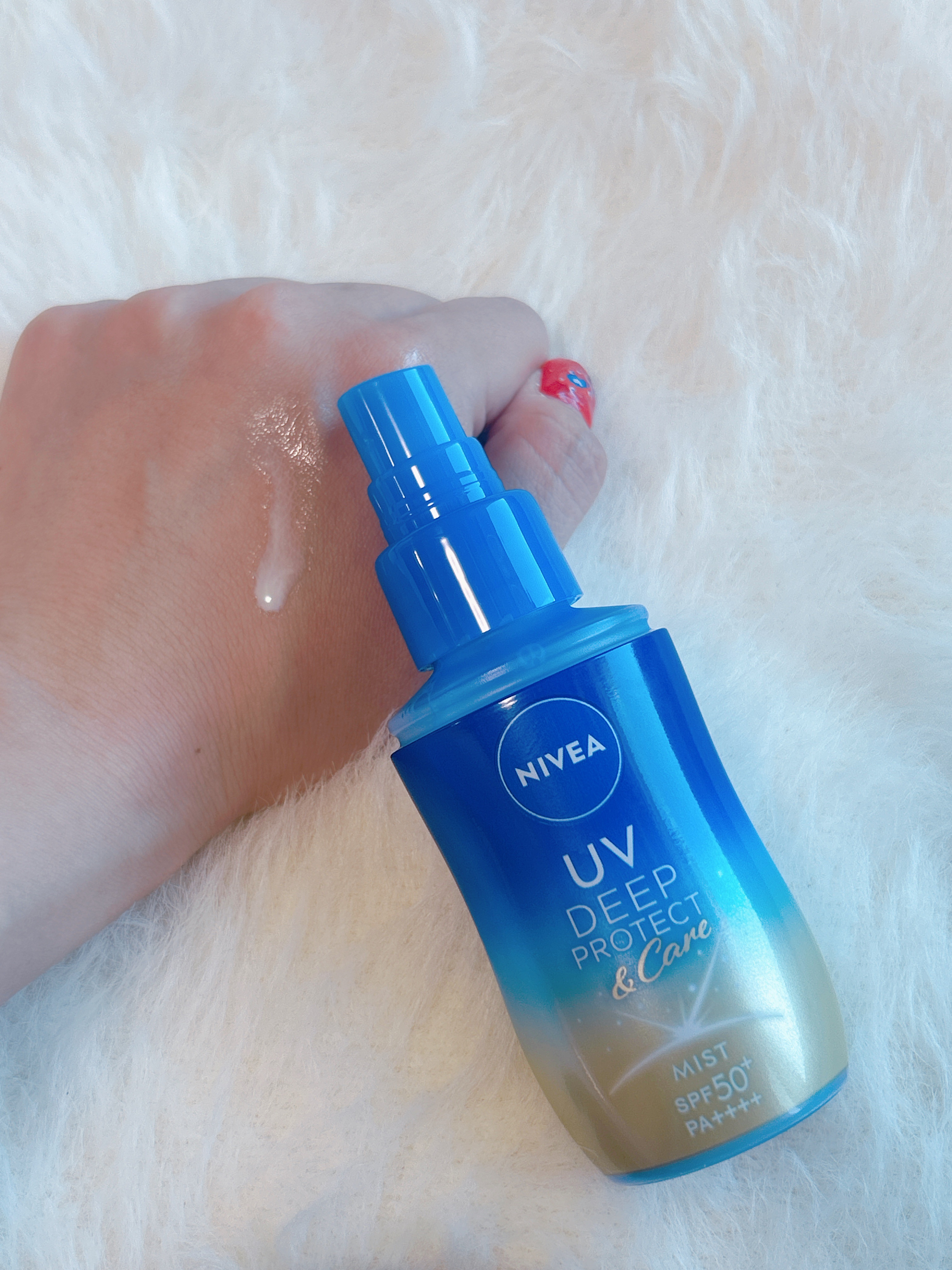 ニベアUV ディーププロテクト＆ケア ミルクミスト/ニベア/日焼け止めミスト・スプレーを使ったクチコミ（3枚目）
