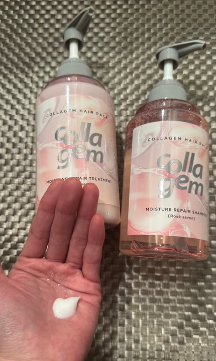 コラジェム モイスチャーリペアシャンプー/トリートメント/collagem/市販シャンプーを使ったクチコミ(2枚目)
