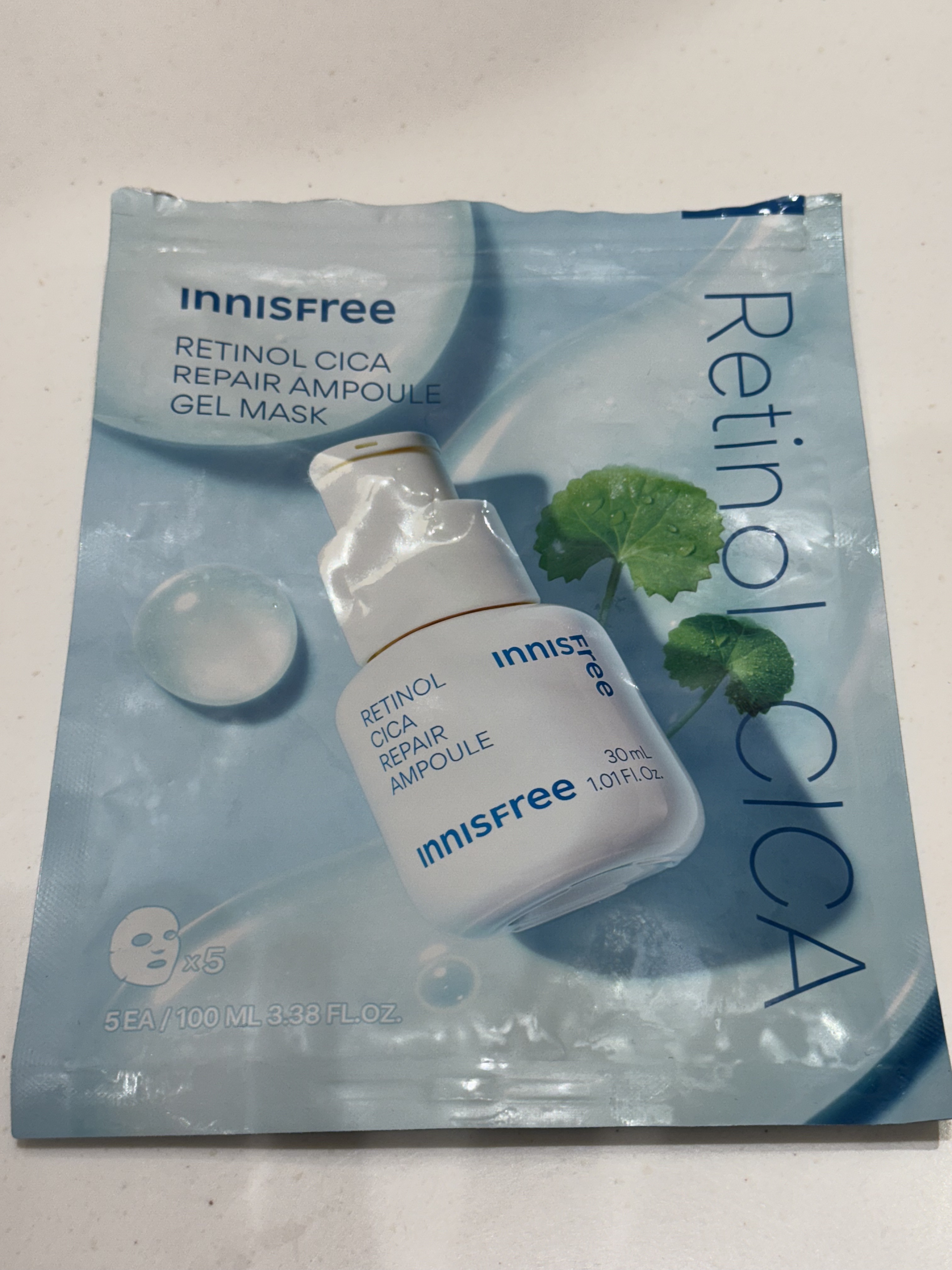 レチノール　シカ　リペア　マスク/innisfree/シートマスク・パックを使ったクチコミ（1枚目）