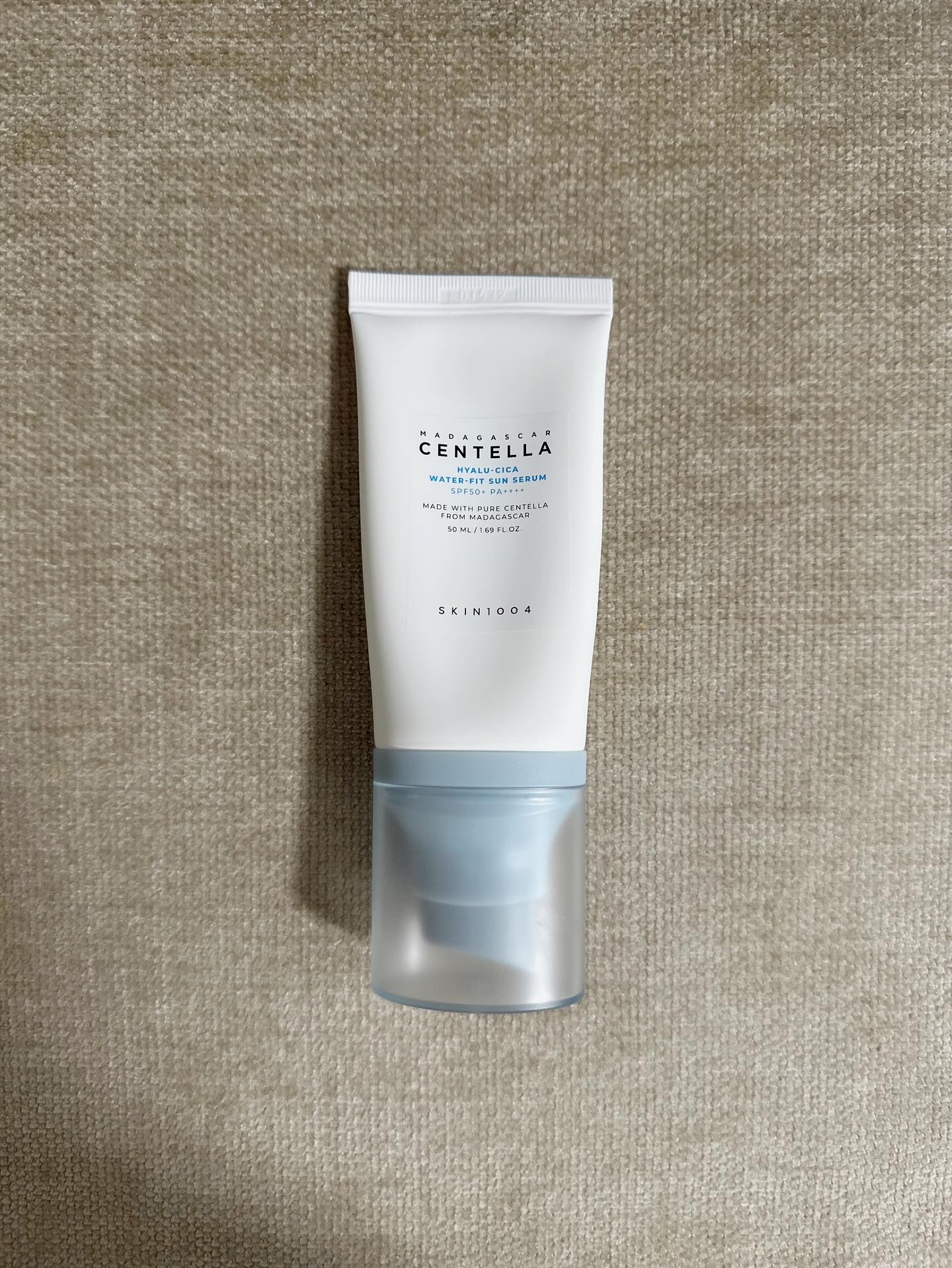 ヒアルーシカ ウォーターフィット サンセラム/SKIN1004/日焼け止めローションを使ったクチコミ（2枚目）