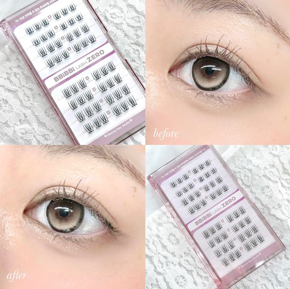 keybo BBiBBi LASH/keybo/つけまつげを使ったクチコミ(1枚目)