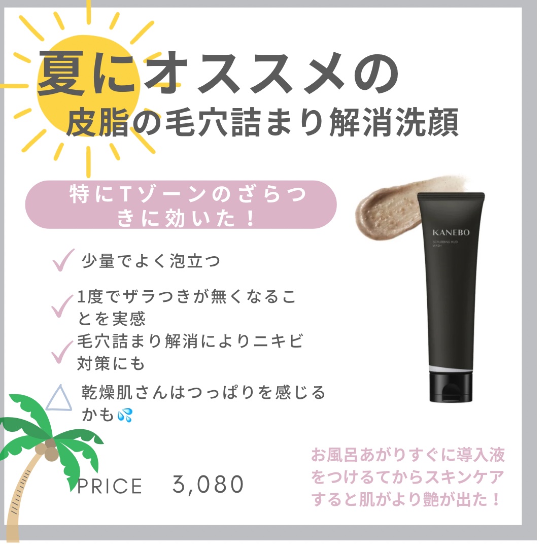 スクラビング　マッド　ウォッシュ/KANEBO/洗顔フォームを使ったクチコミ（1枚目）