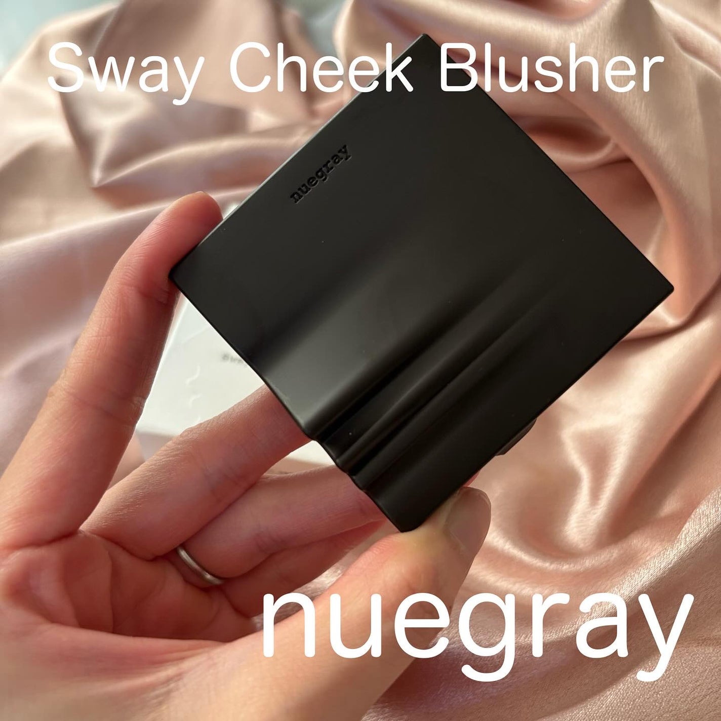 スウェイチークブラッシャー/nuegray/ジェル・クリームチークを使ったクチコミ(1枚目)