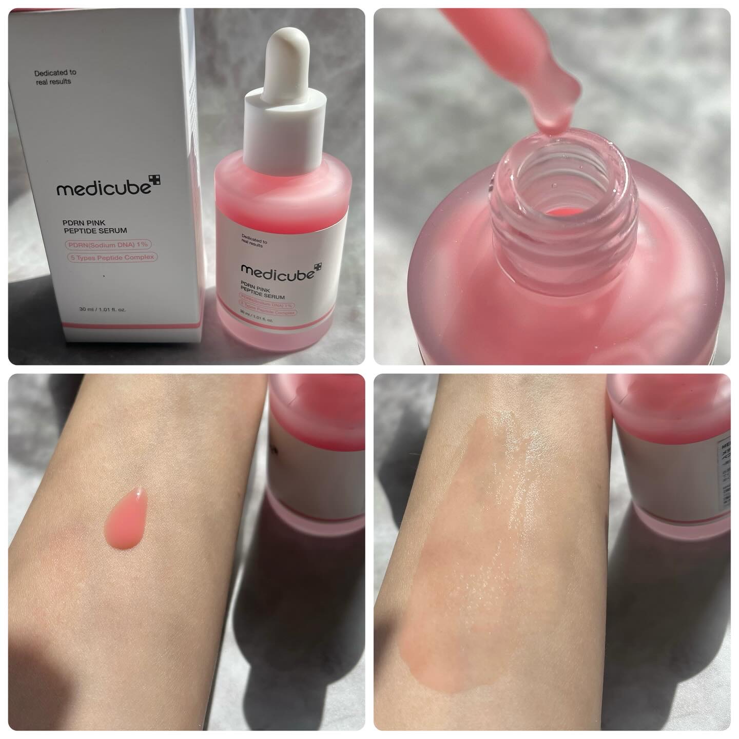 PDRNピンクアンプル PDRN 10,000ppm配合/MEDICUBE/美容液を使ったクチコミ（2枚目）