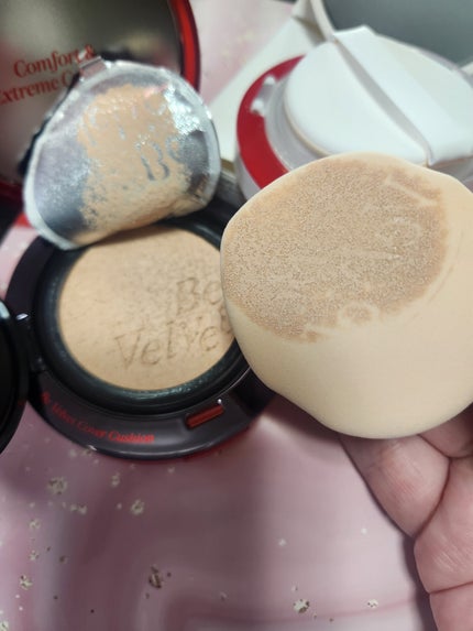 ビーベルベットカバークッション/espoir/クッションファンデーションを使ったクチコミ(4枚目)