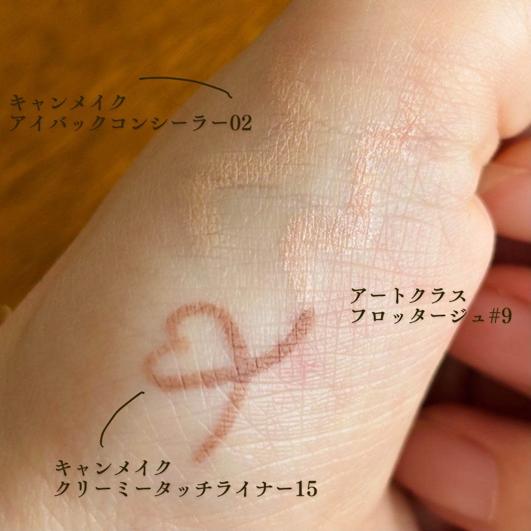 クリーミータッチライナー/キャンメイク/ジェルアイライナーを使ったクチコミ(2枚目)