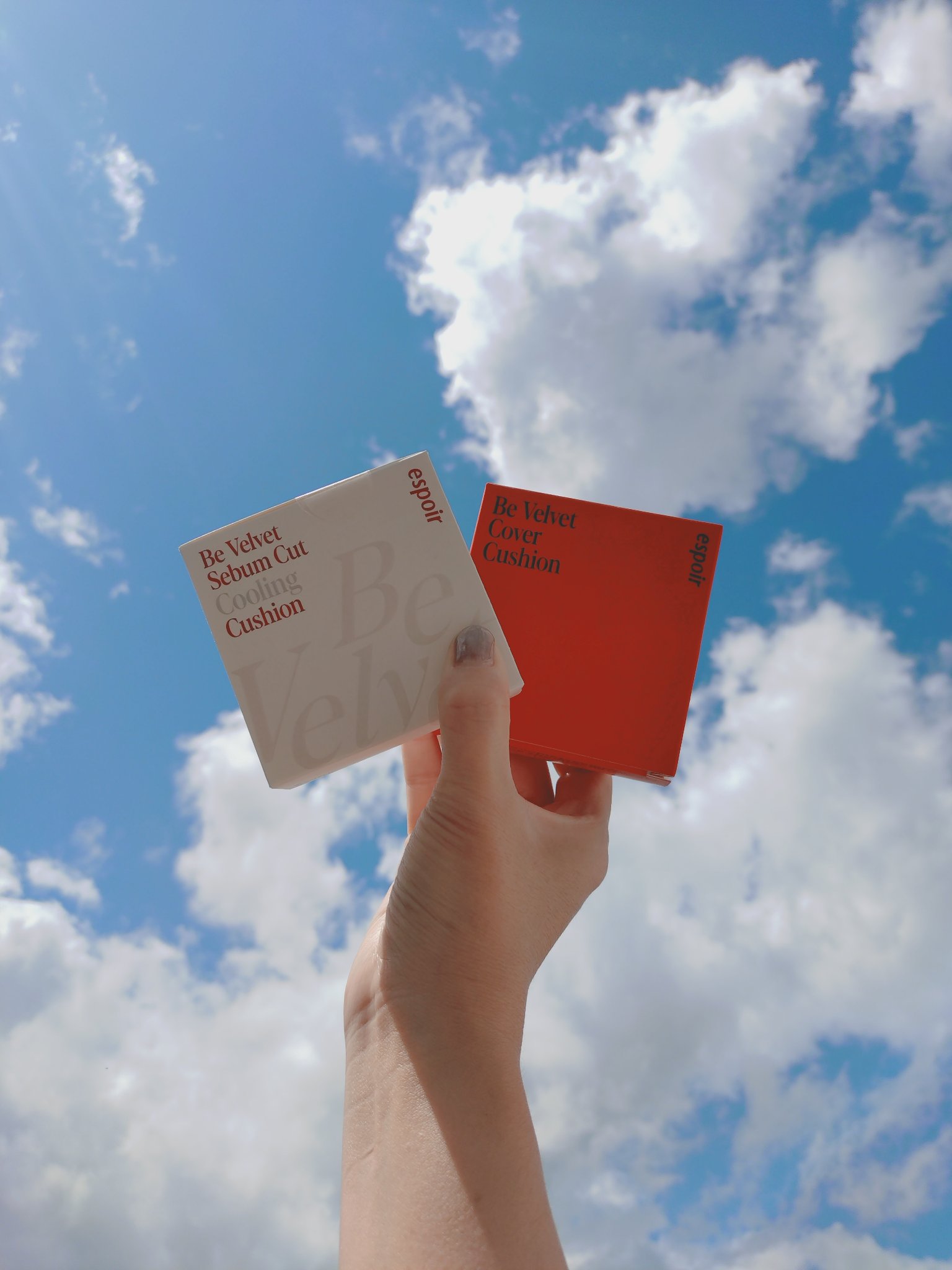ビーベルベットカバークッション/espoir/クッションファンデーションを使ったクチコミ（1枚目）