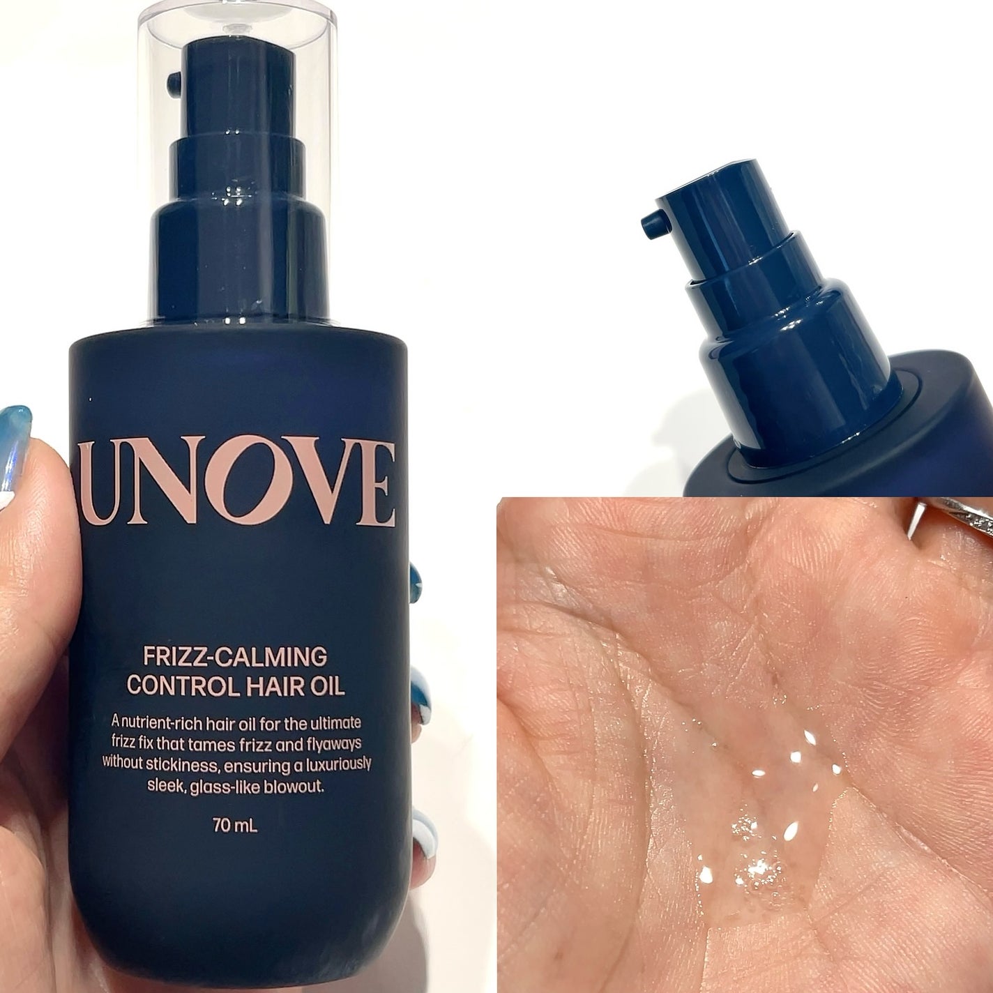 フリズカーミングコントロールオイル/UNOVE/ヘアオイルを使ったクチコミ(2枚目)