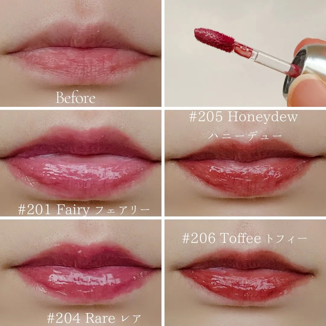 デュー ドロップ ティント/Coralhaze/リップティントを使ったクチコミ（3枚目）