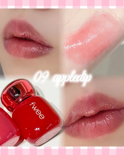 フィー 3Dボリューミングティント 07 ピーチポップ/fwee/リップティントの画像