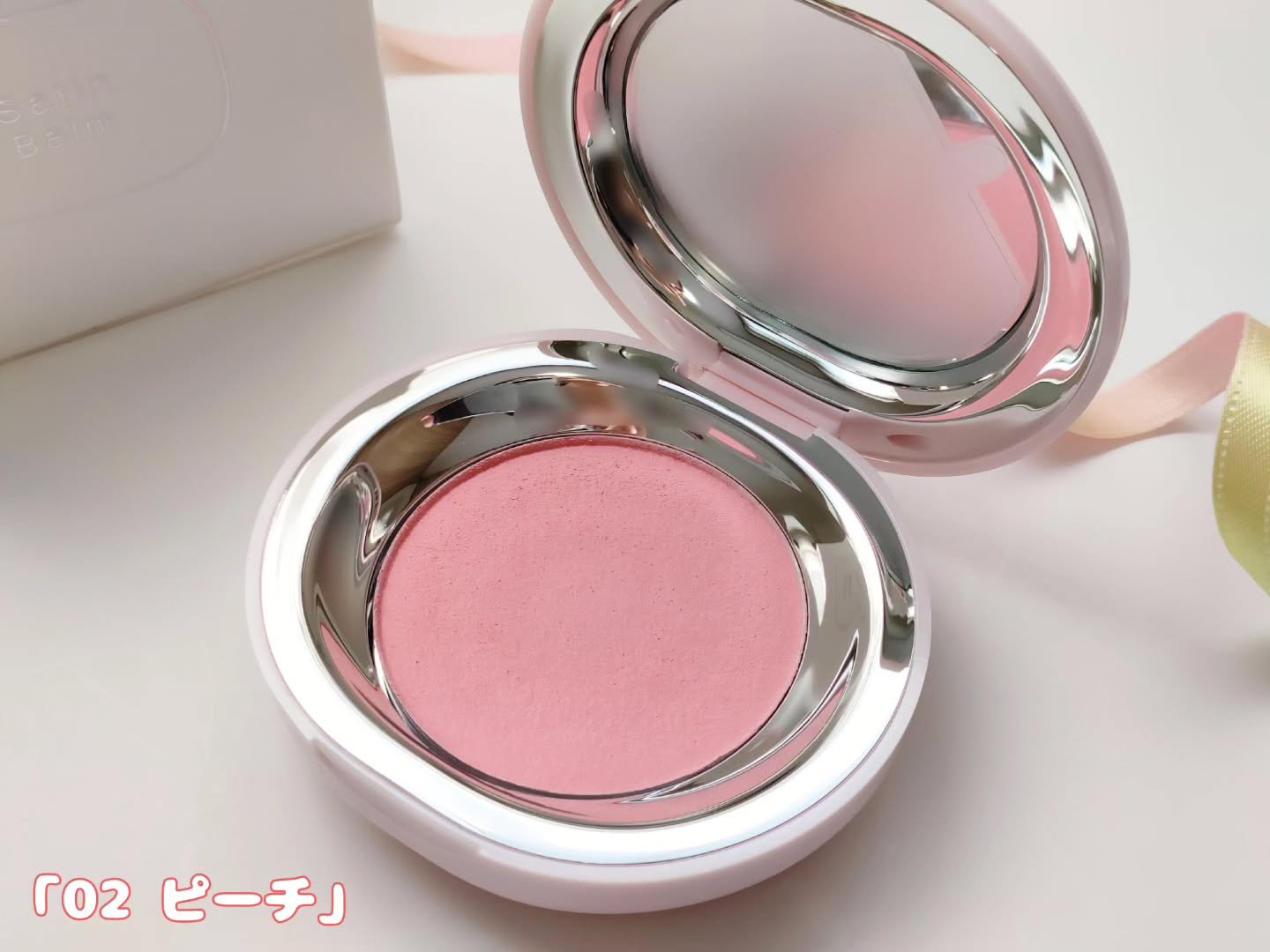 SATIN DOHWA BALM/Tooq/ジェル・クリームチークを使ったクチコミ（2枚目）