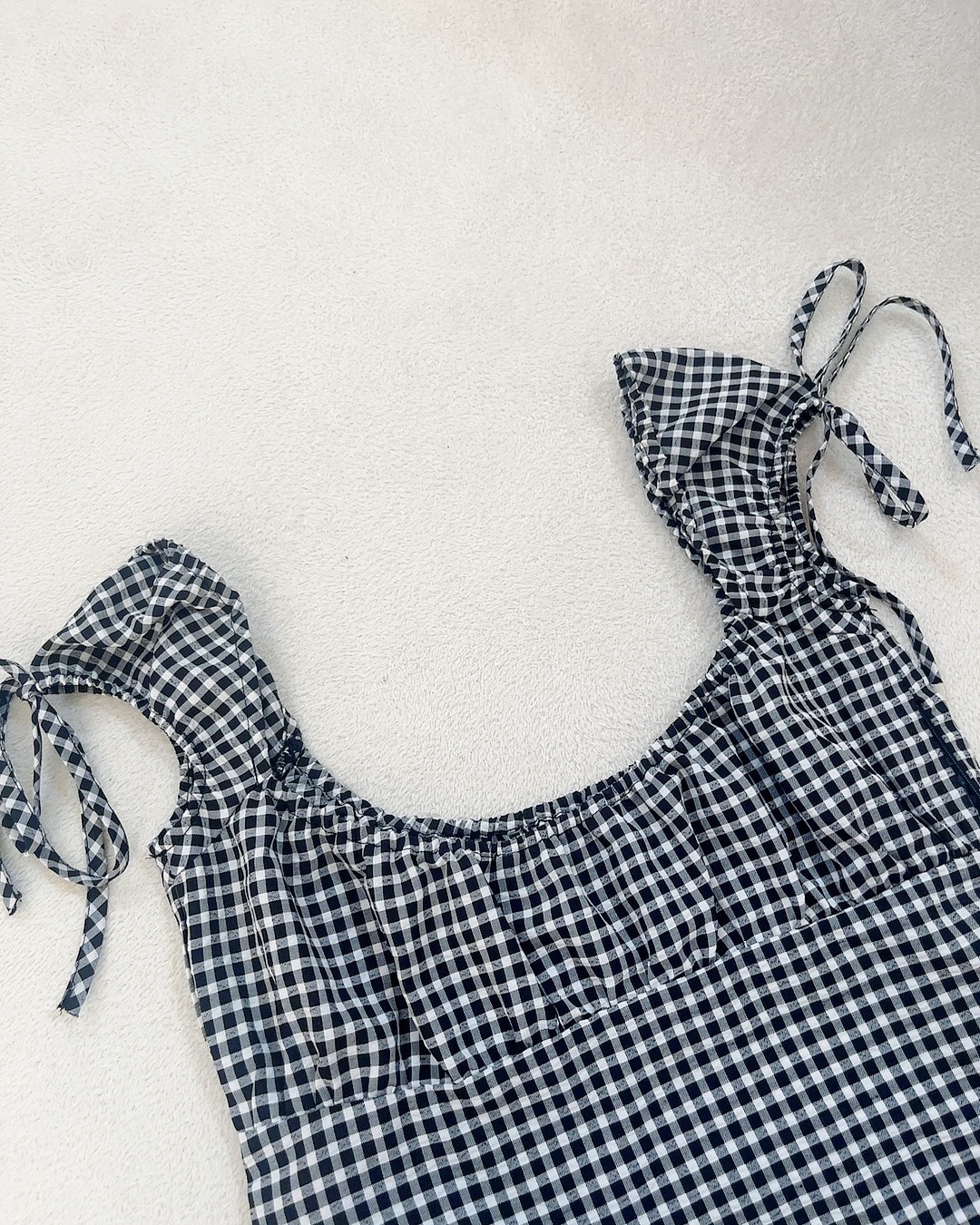 ギンガムチェックワンピース/coca/その他を使ったクチコミ（3枚目）