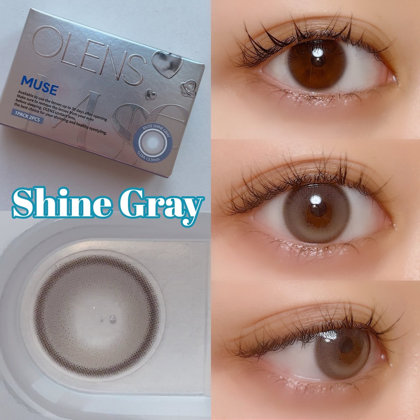 MUSE 1month/OLENS/1ヶ月(1MONTH)カラコンを使ったクチコミ(3枚目)