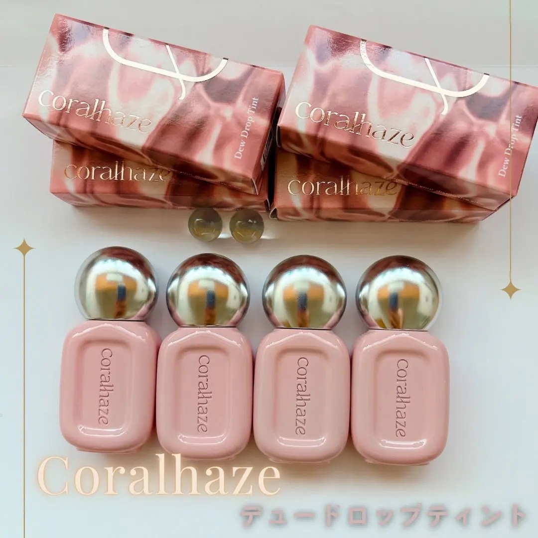 デュー ドロップ ティント/Coralhaze/リップティントを使ったクチコミ（1枚目）